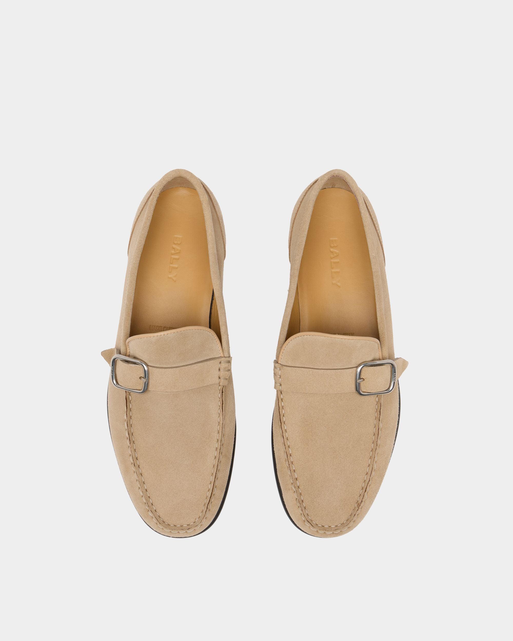 Bally Global - Drift Loafer in Beige Suede - Beige