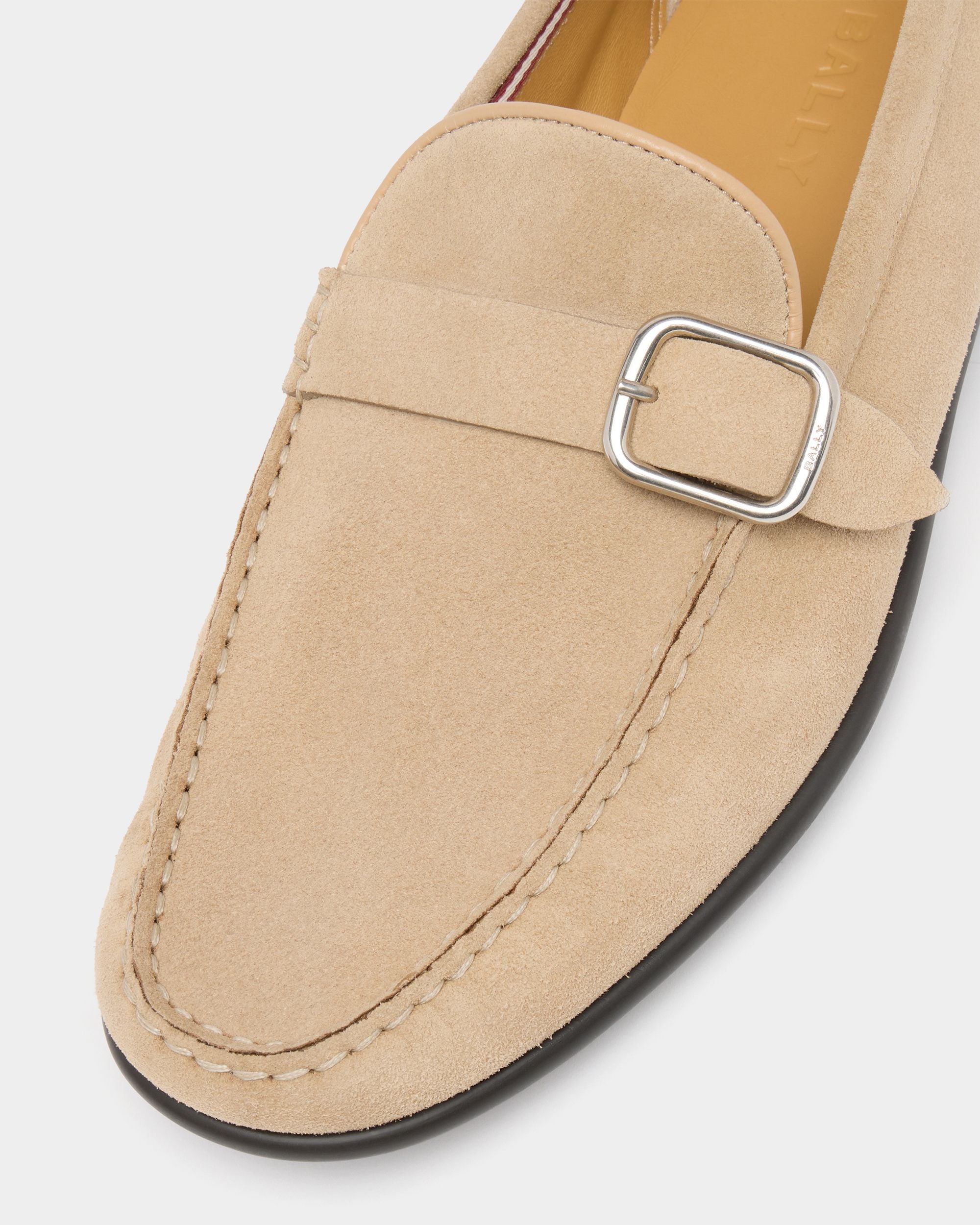 Bally Global - Drift Loafer in Beige Suede - Beige