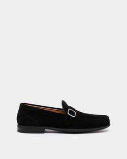 Drift Loafer in Black Suede