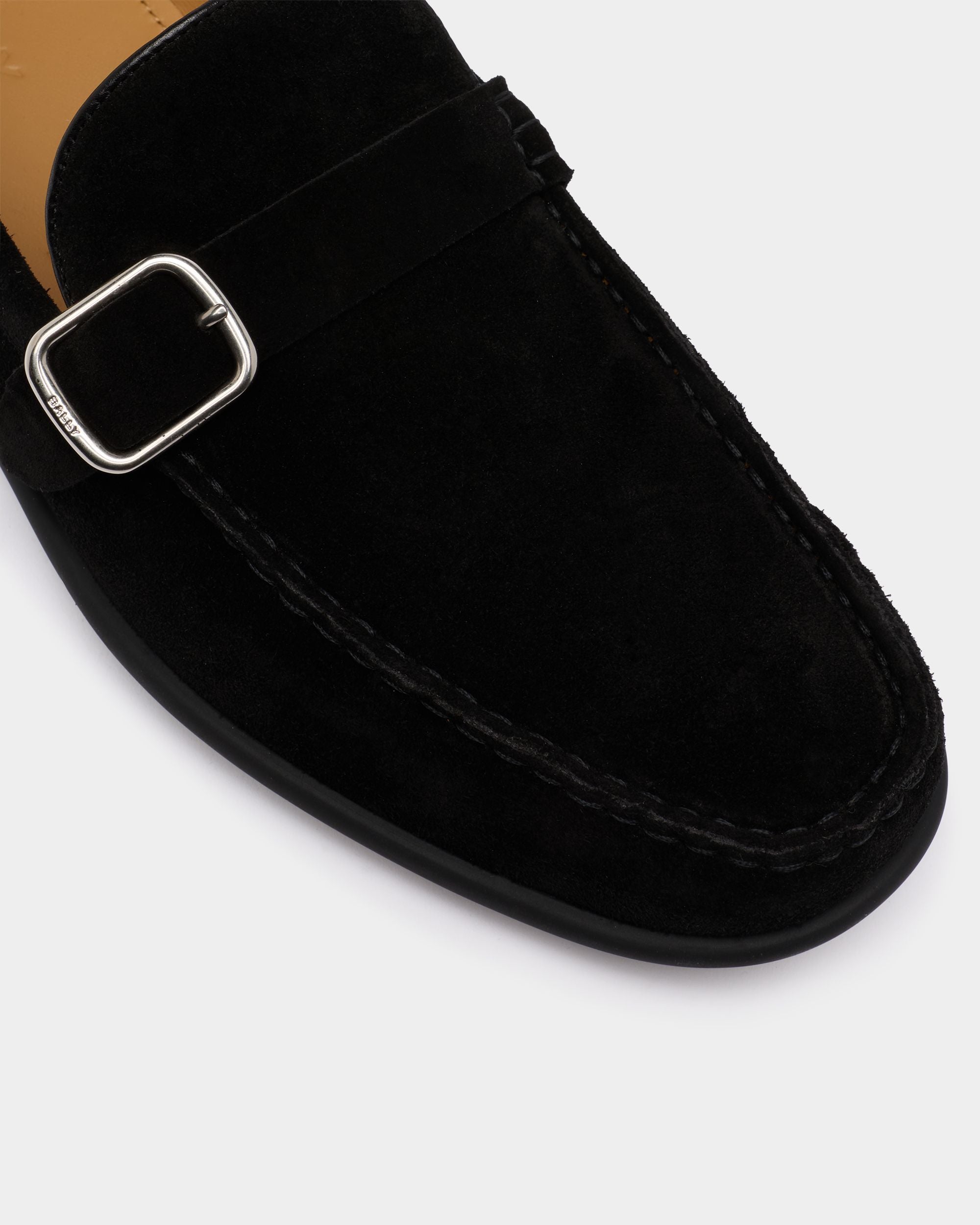 Bally Global - Drift Loafer in Black Suede - Black
