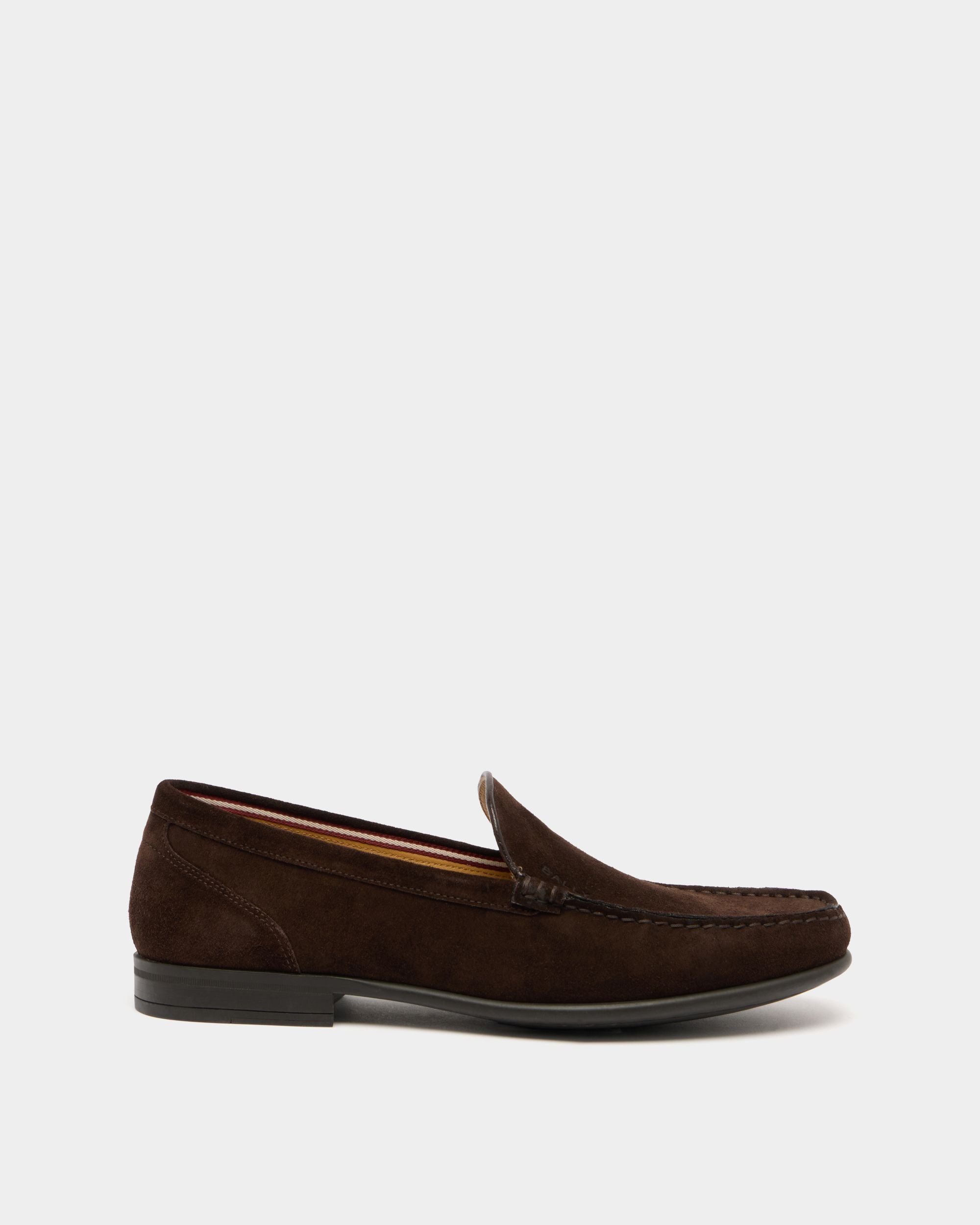 Bally Global - Drift Loafer in Ebano Suede - Brown