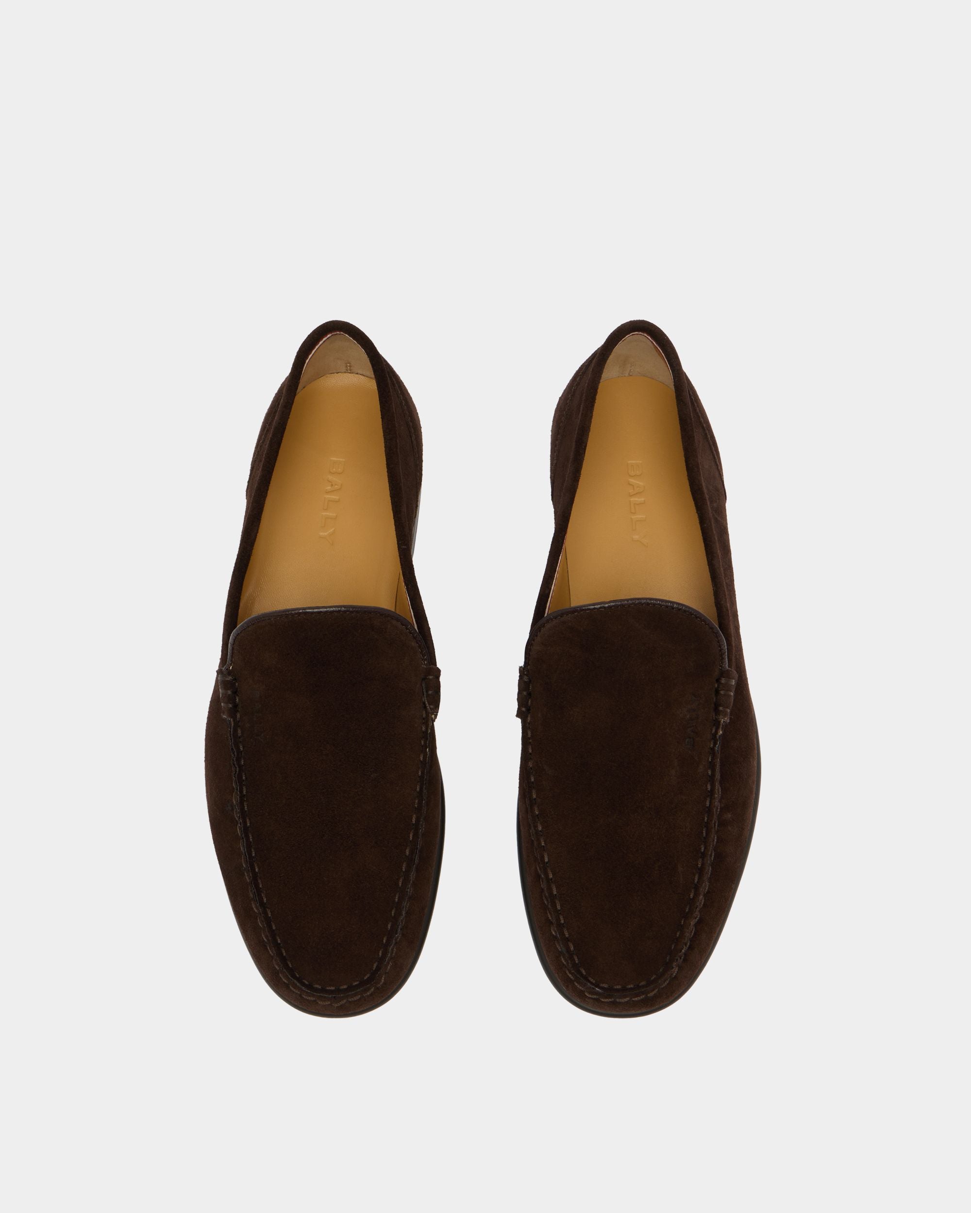 Bally Global - Drift Loafer in Ebano Suede - Brown