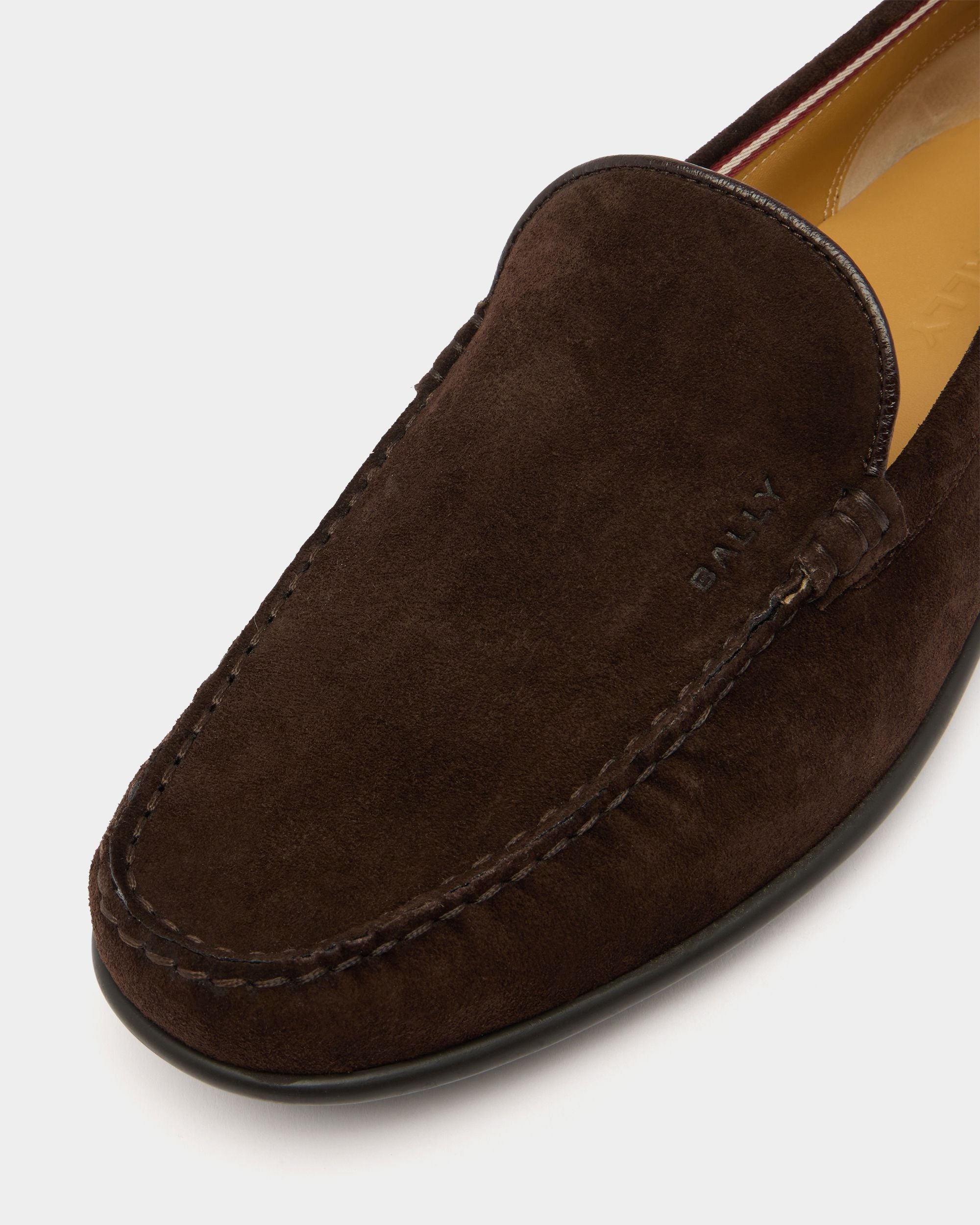 Bally Global - Drift Loafer in Ebano Suede - Brown