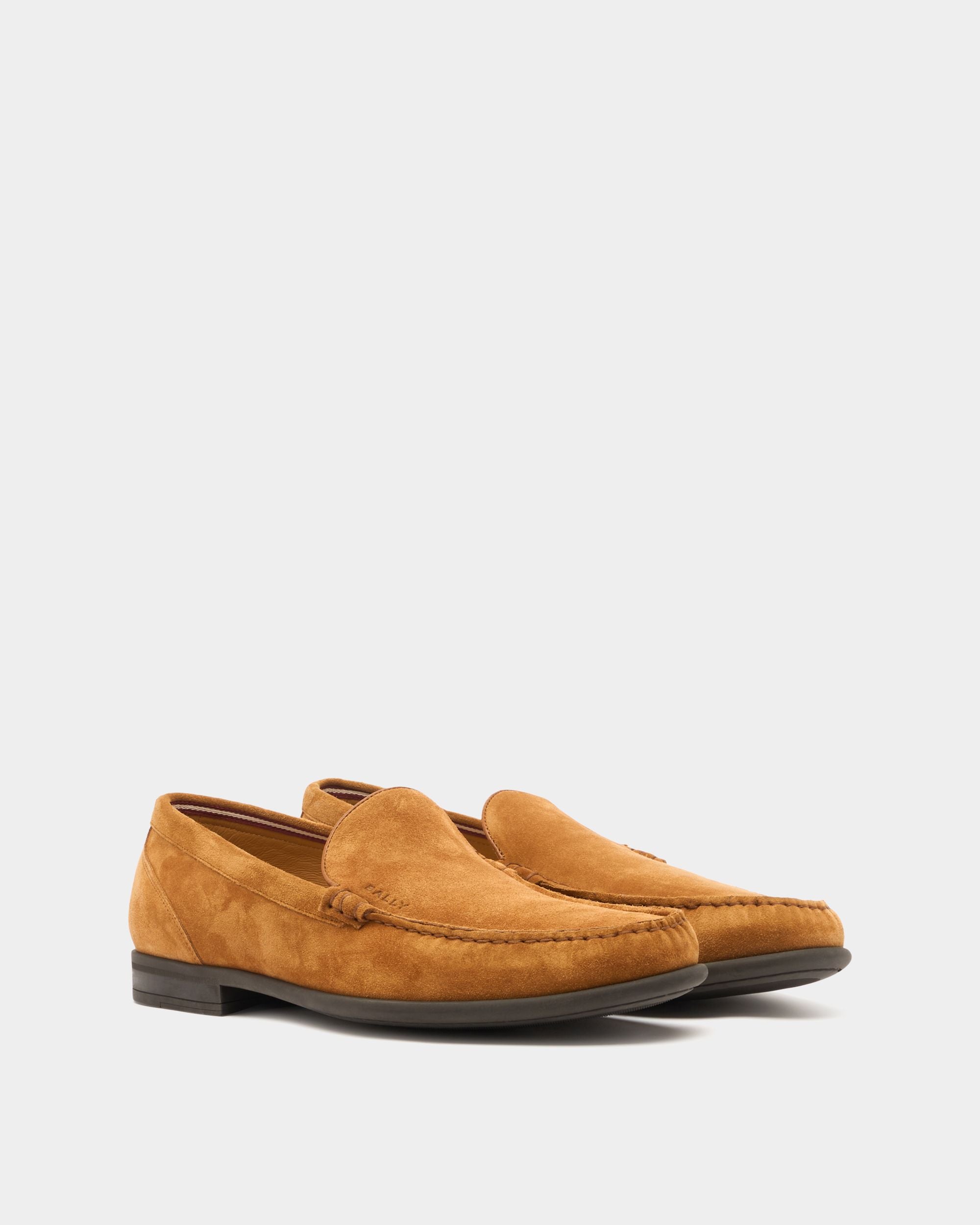 Bally Global - Drift Loafer in Brown Suede - Brown