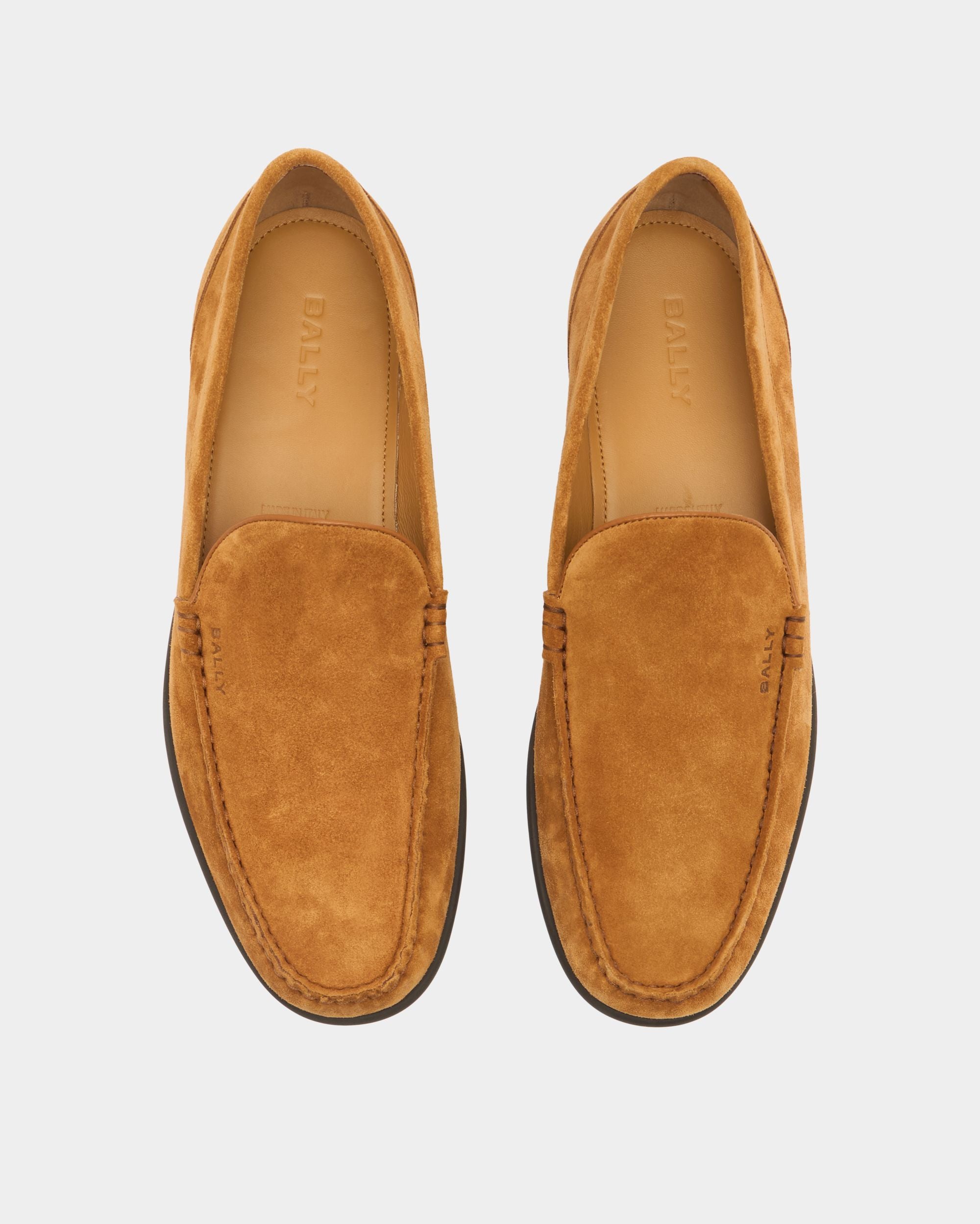 Bally Global - Drift Loafer in Brown Suede - Brown