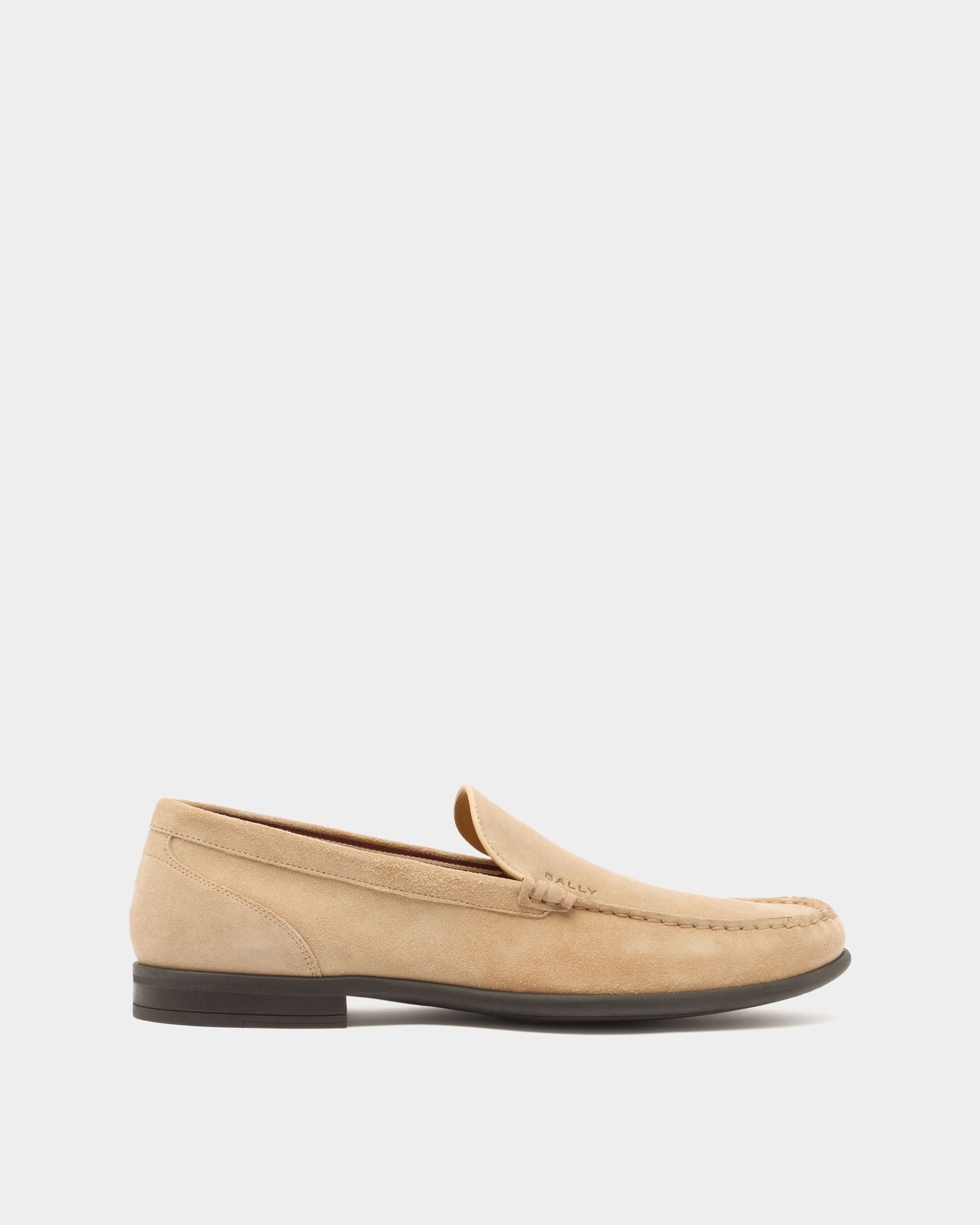 Bally Global - Drift Loafer in Beige Suede - Beige