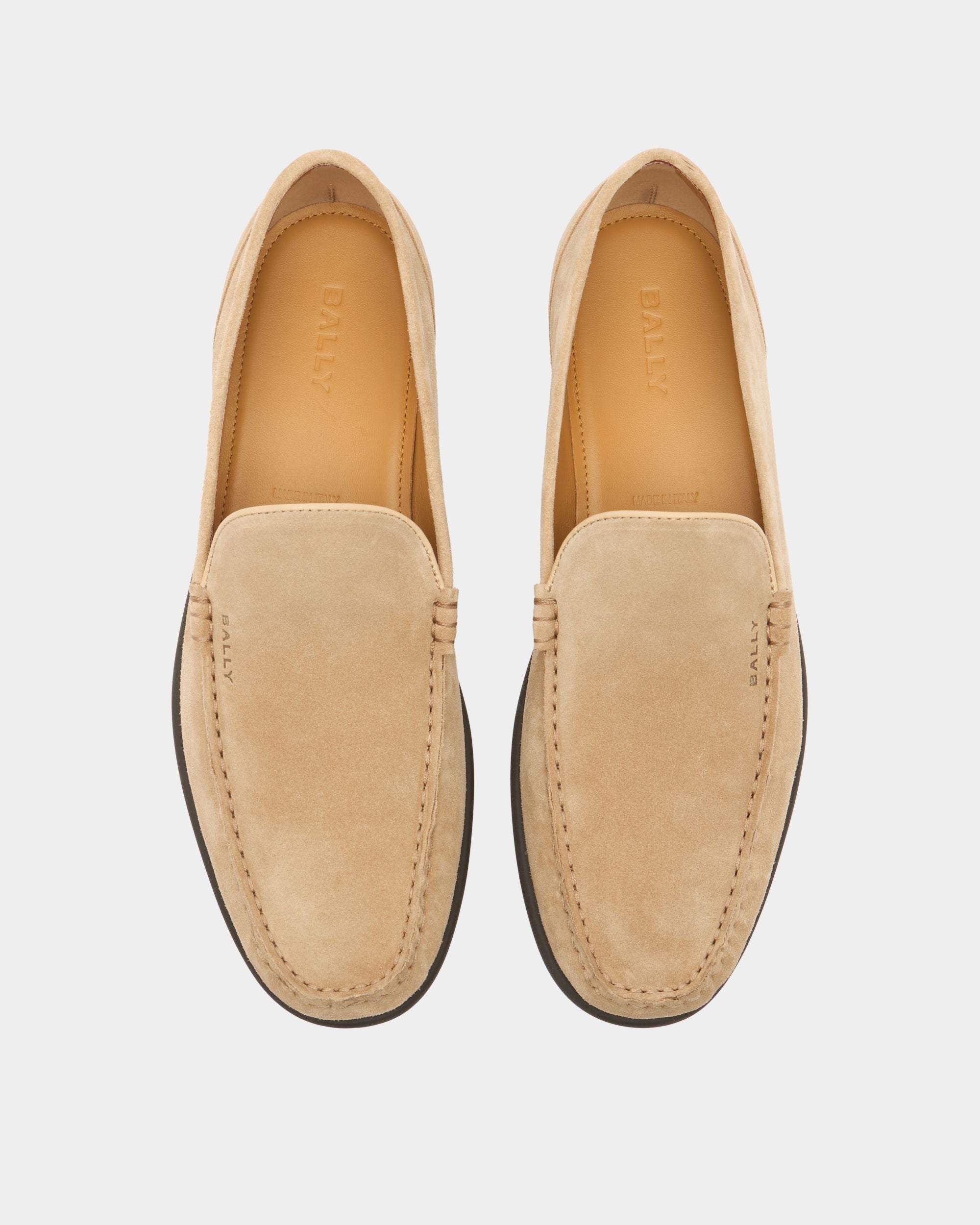Bally Global - Drift Loafer in Beige Suede - Beige