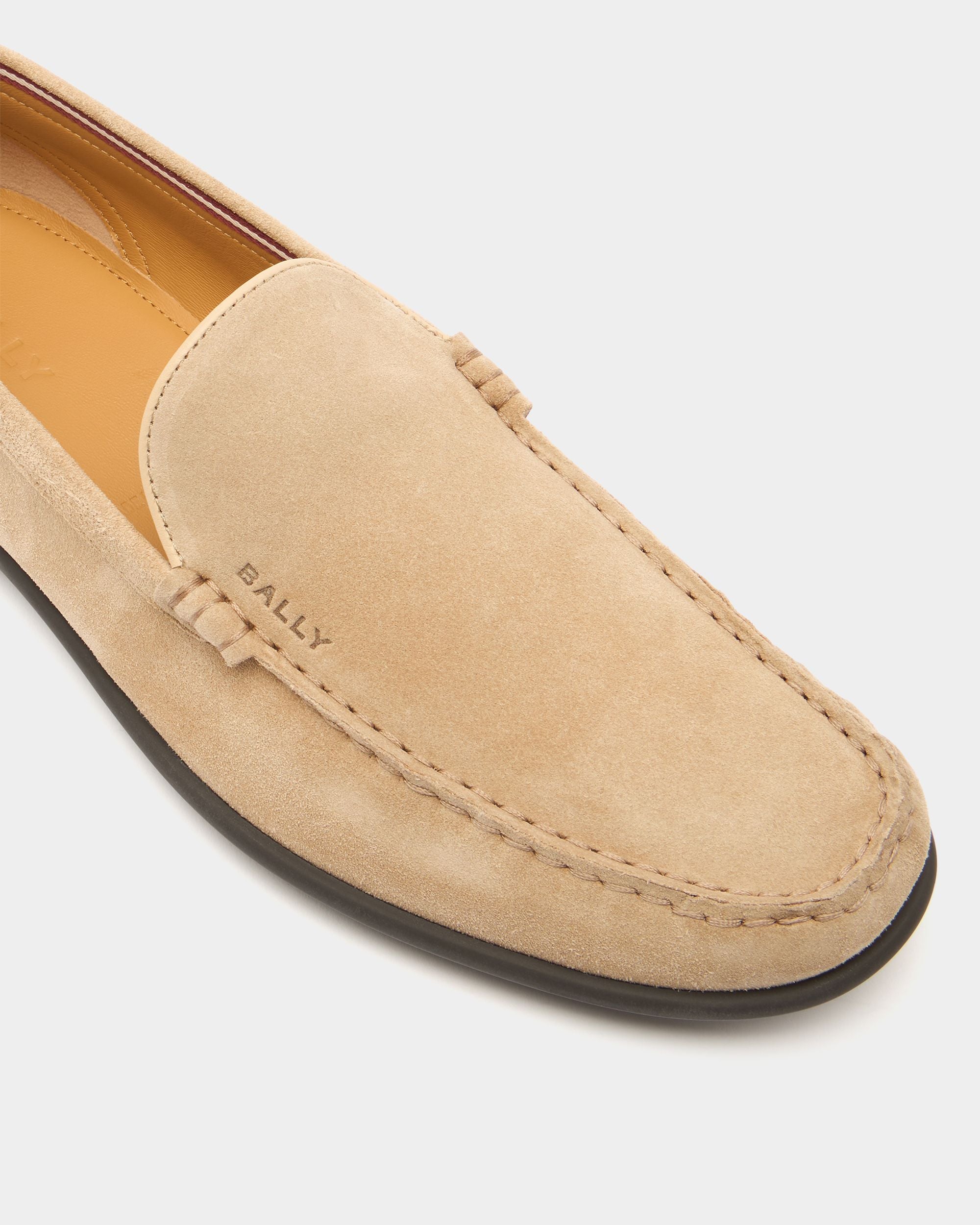 Bally Global - Drift Loafer in Beige Suede - Beige