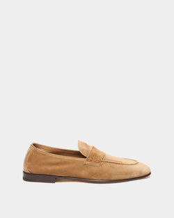 Elios Loafer in Beige Suede