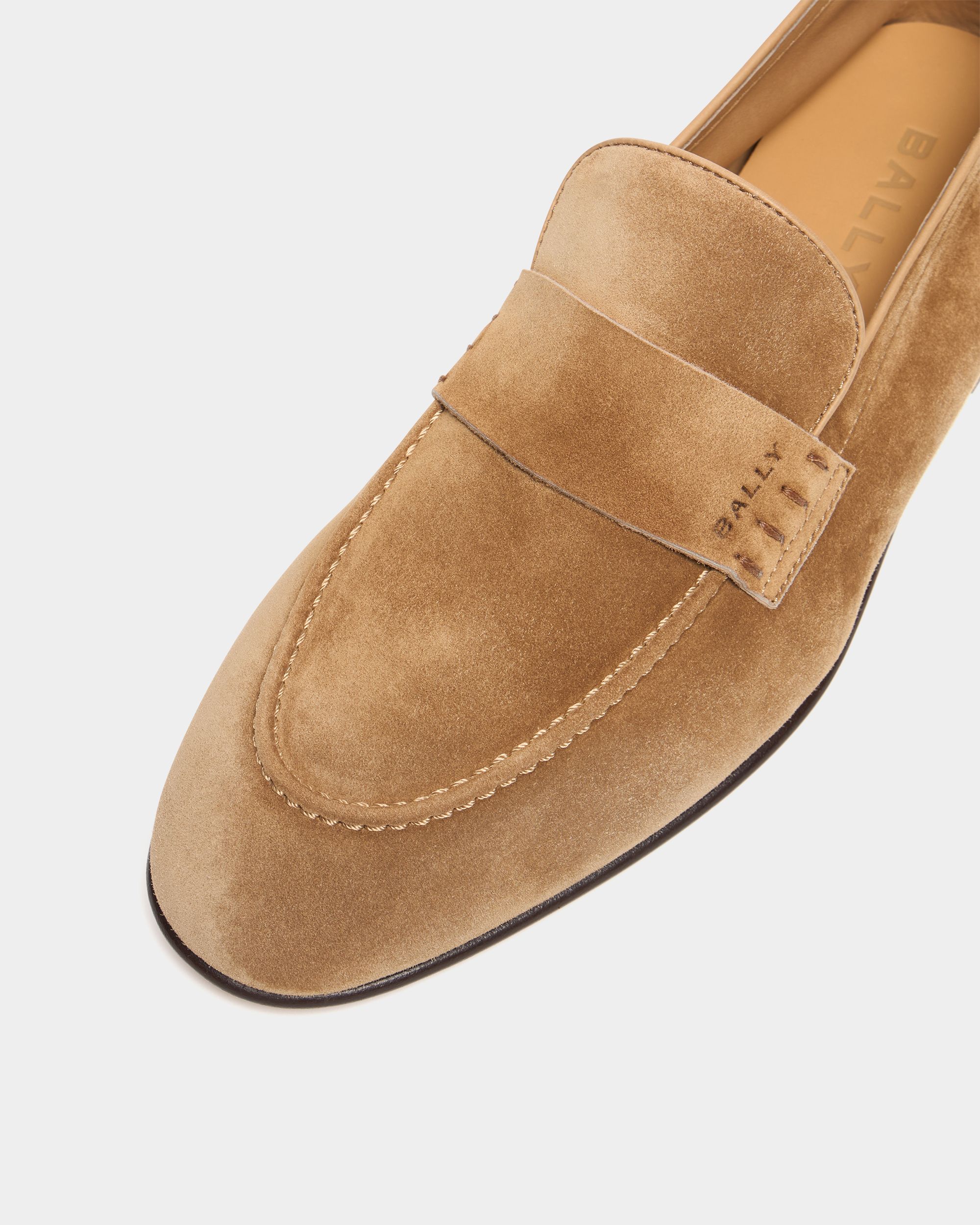 Bally Global - Elios Loafer in Beige Suede - Beige