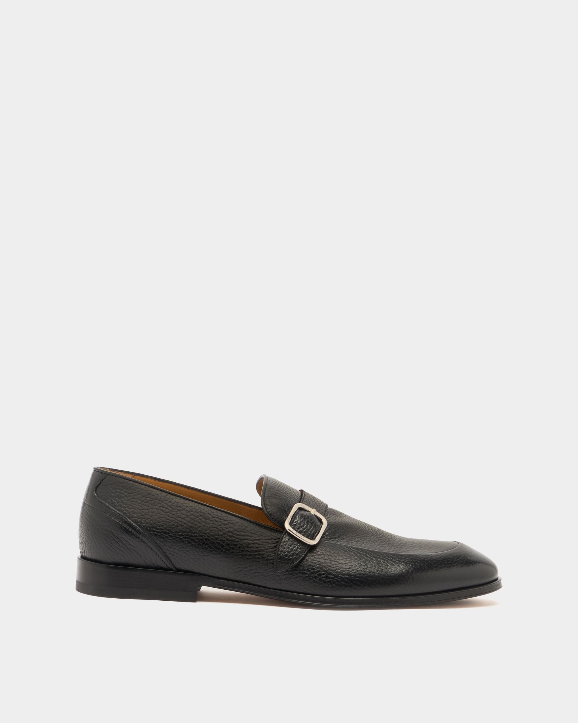 Bally Global - Regent Loafer in Black Grained Leather - Black
