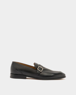 Regent Loafer in Black Grained Leather