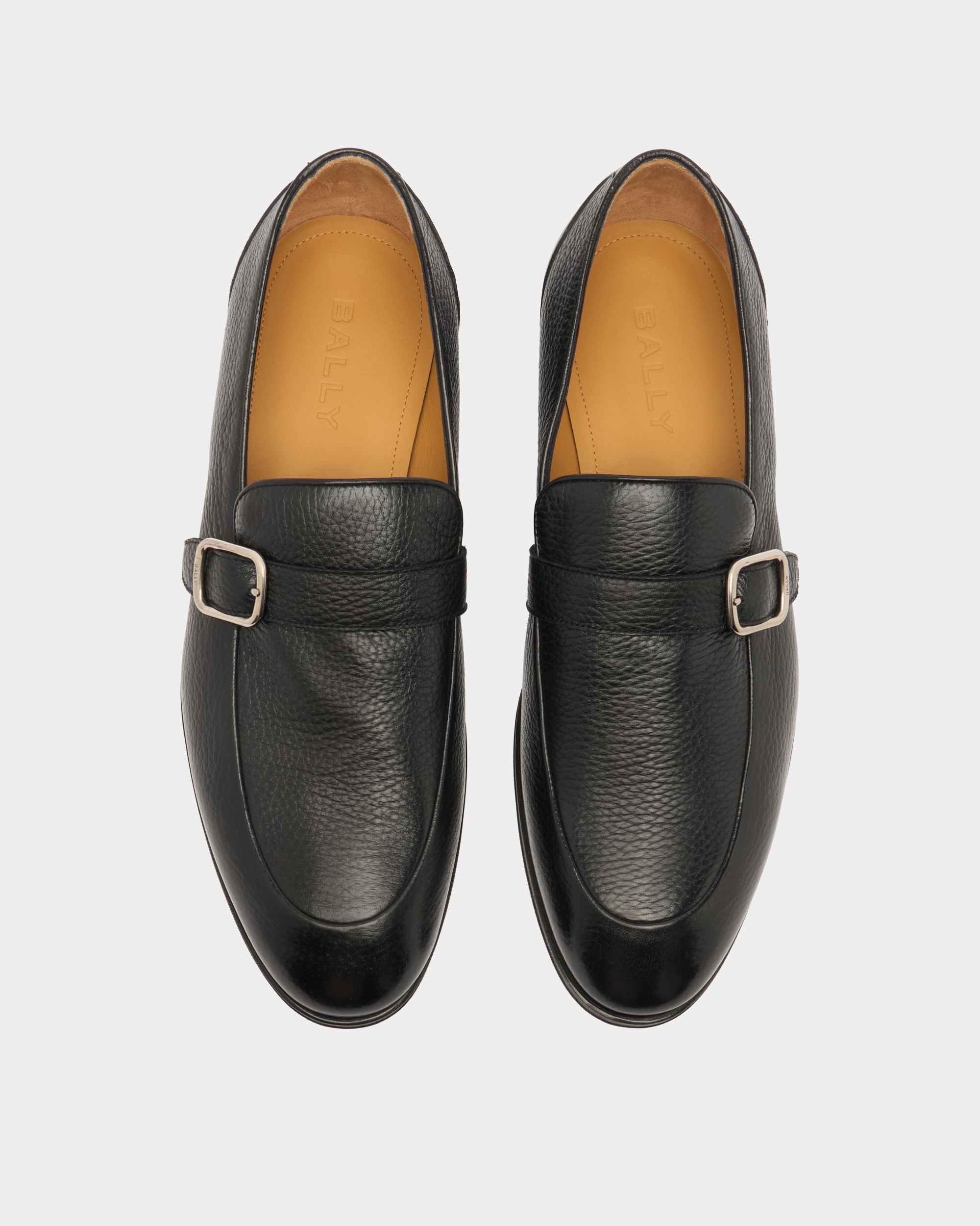 Bally Global - Regent Loafer in Black Grained Leather - Black