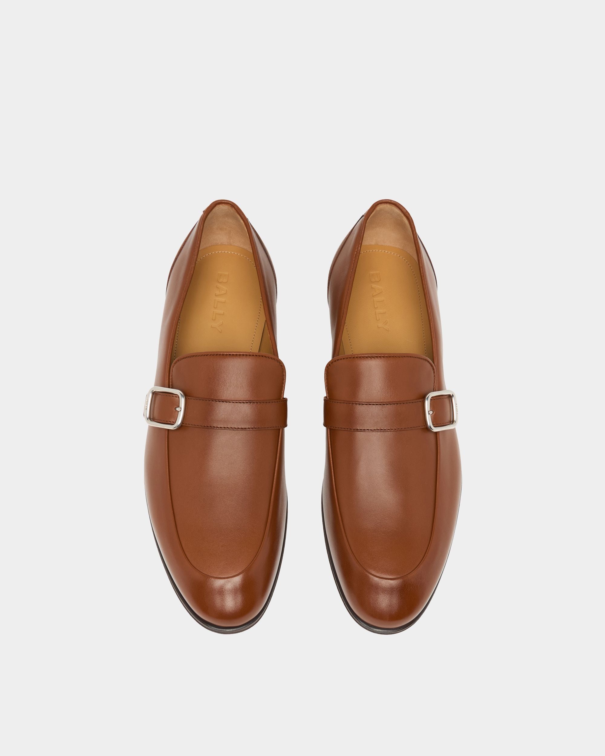 Bally Global - Regent Loafer in Amber Brown Leather - Brown