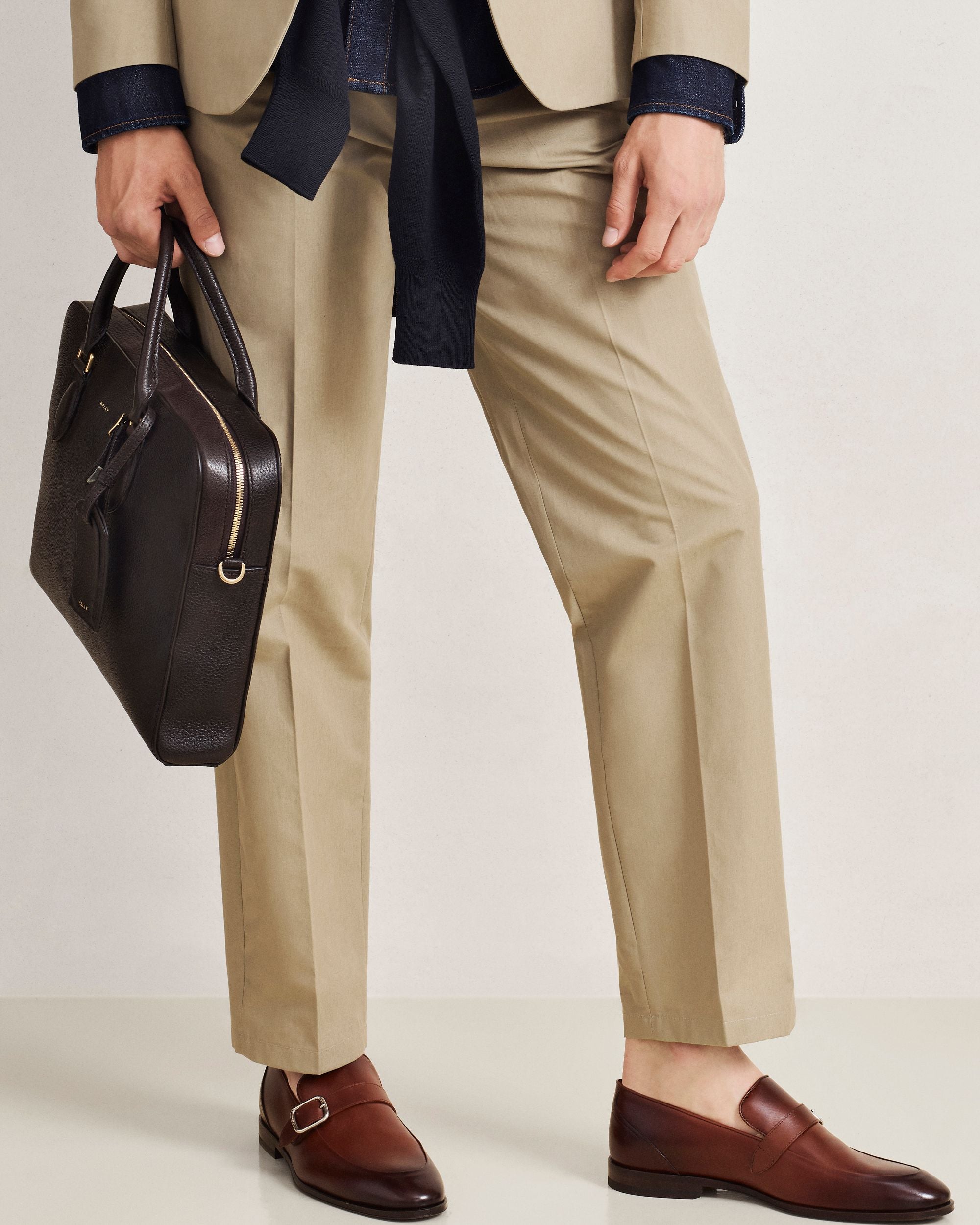 Bally Global - Regent Loafer in Amber Brown Leather - Brown