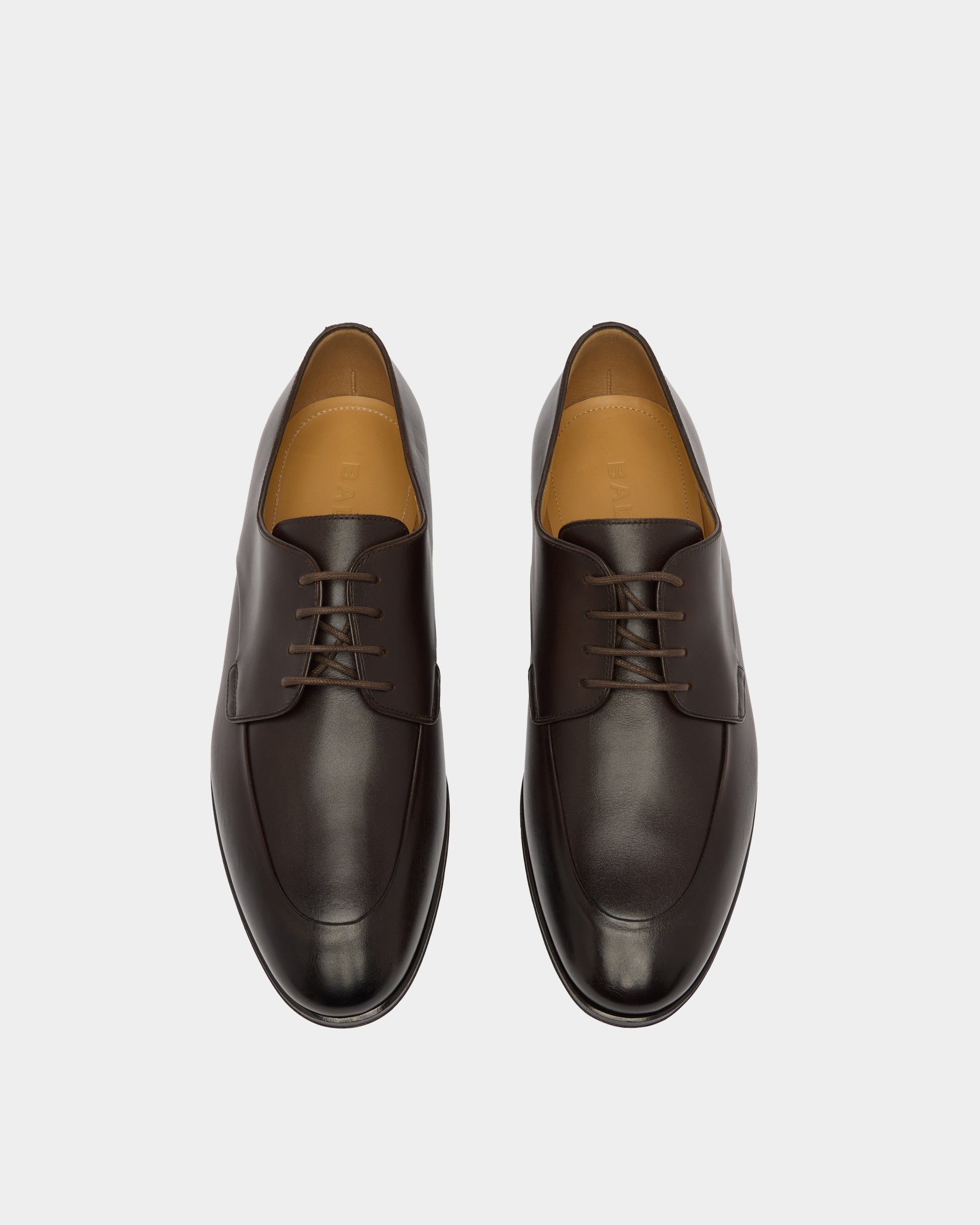 Bally Global - Regent Derby in Ebano Leather - Brown