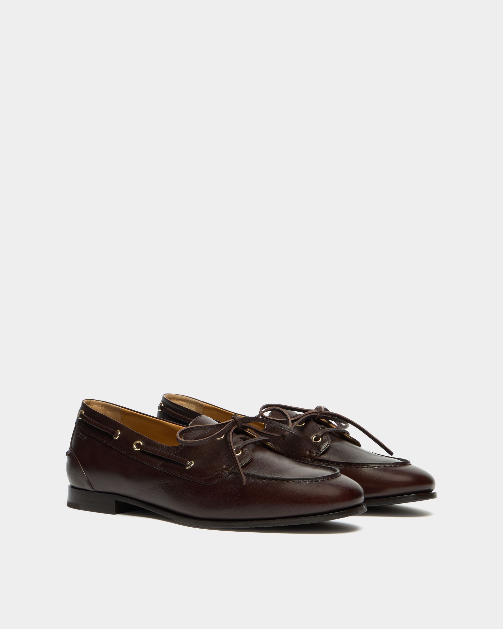 Bally Global - Plume Moccasin in Ebano Leather - Brown