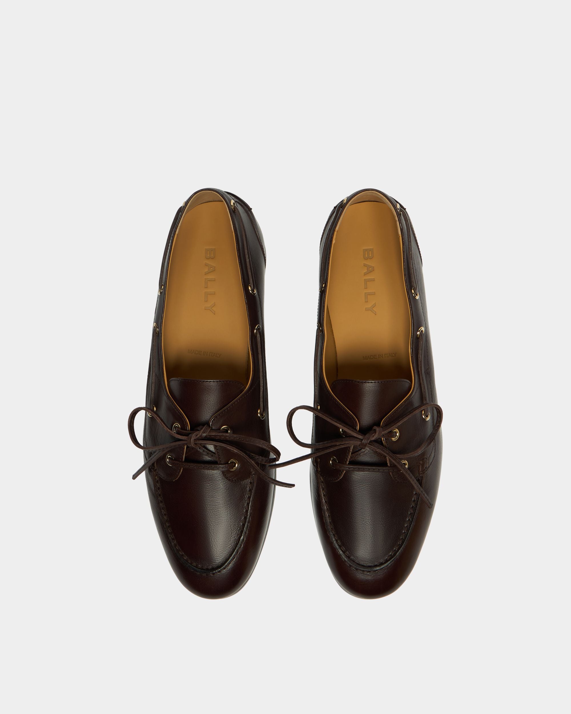 Bally Global - Plume Moccasin in Ebano Leather - Brown