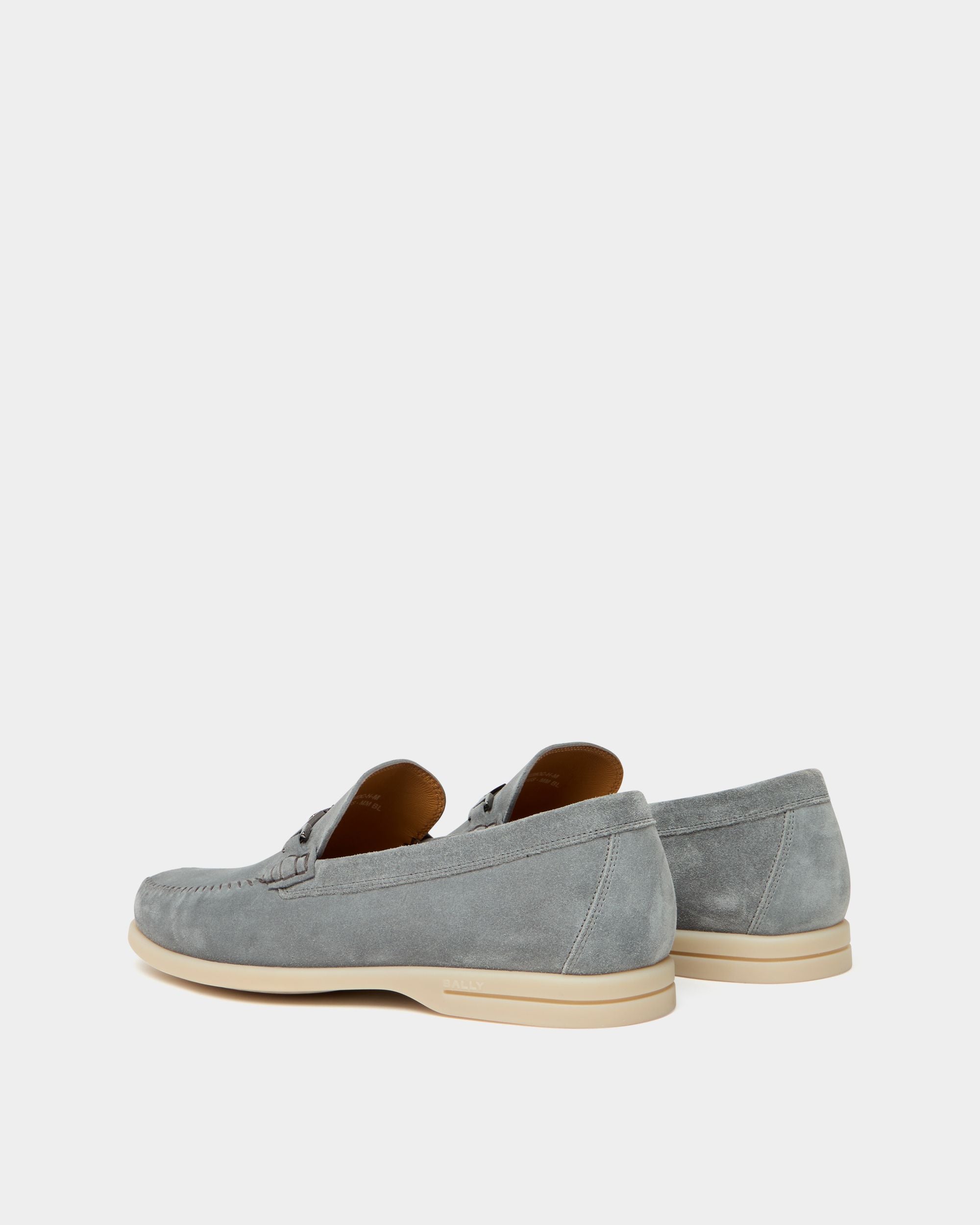 Bally Global - Switz Moc Loafer in Grey Suede - Grey