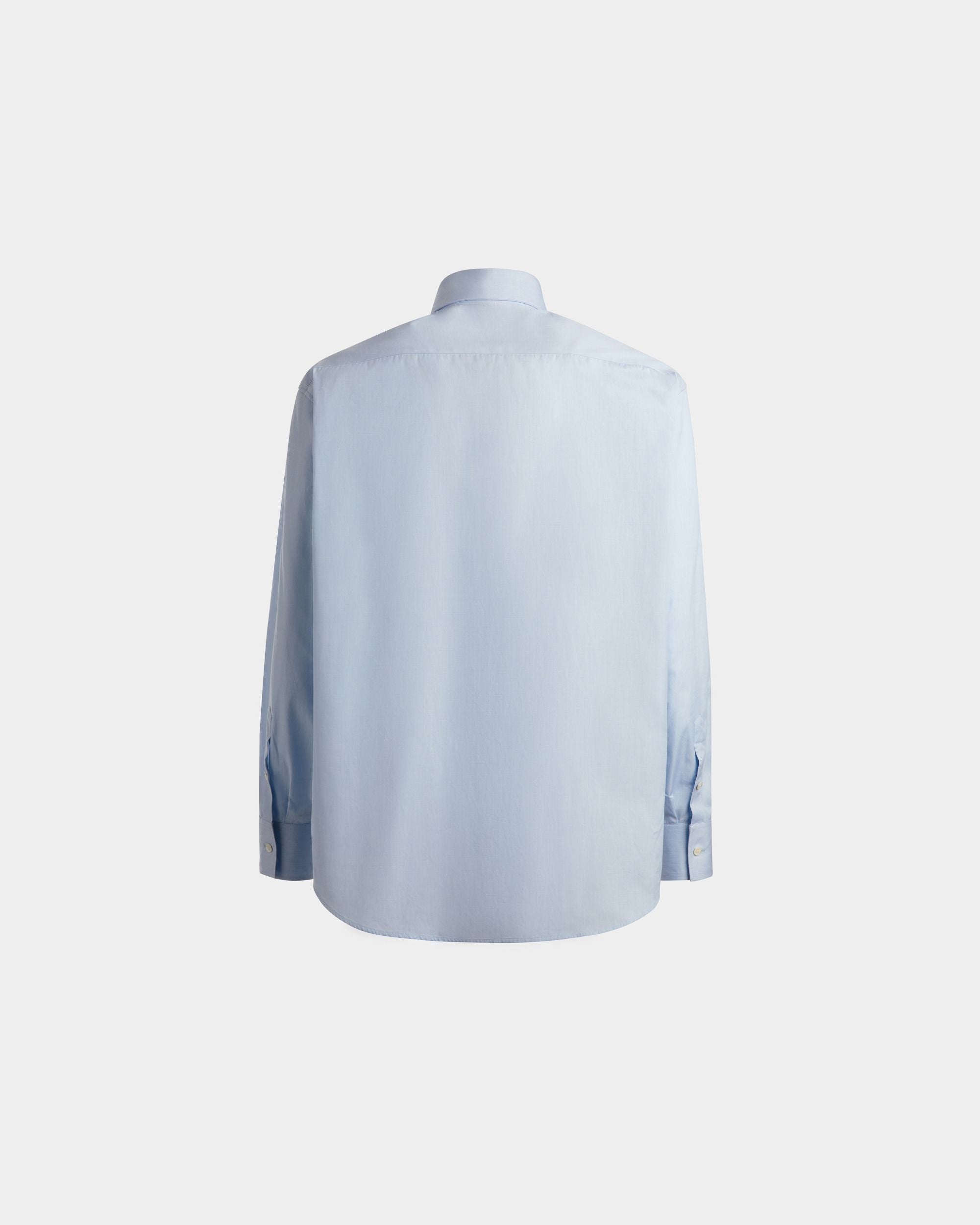 Bally Global - Shirt in Light Blue Cotton - Blue