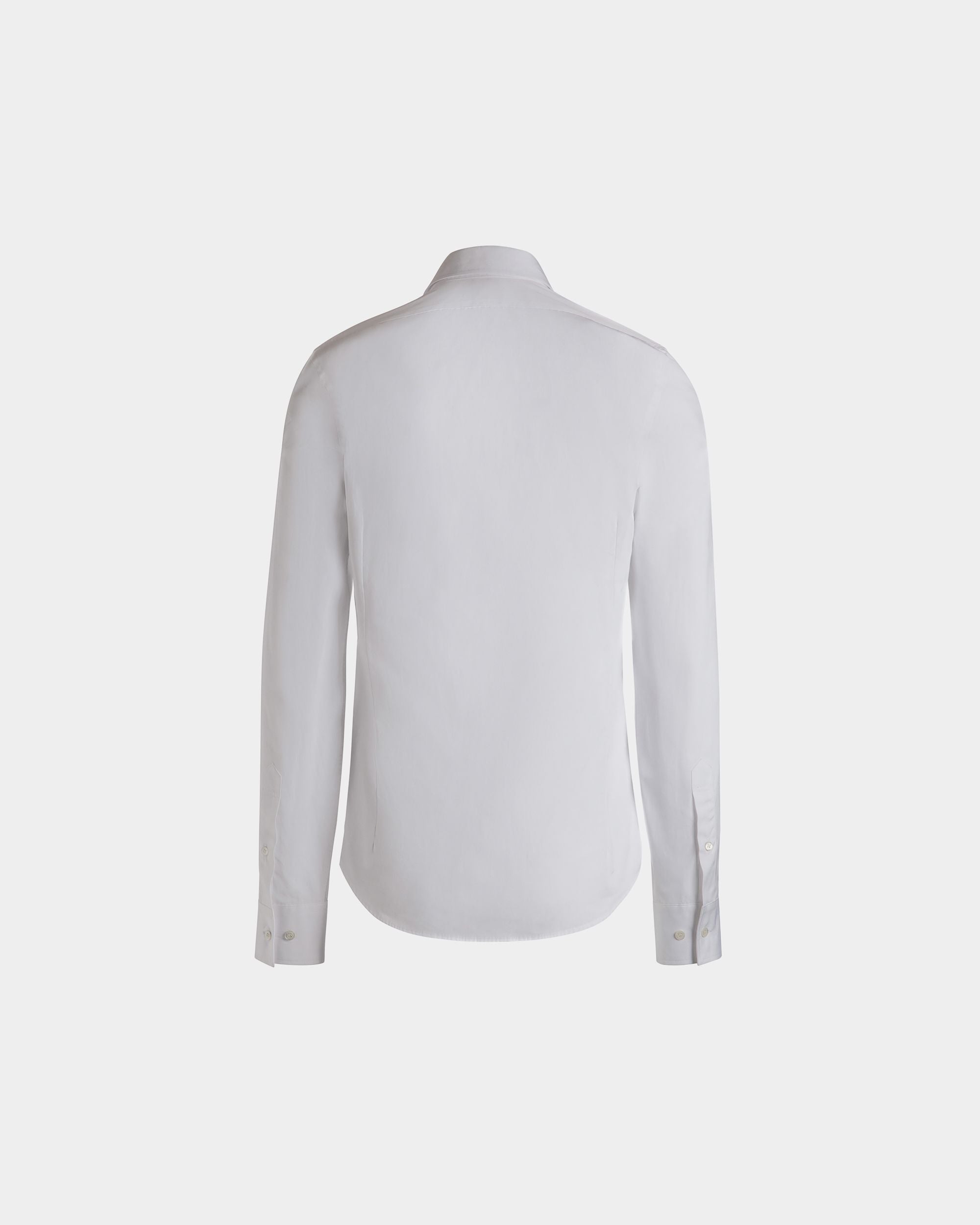 Bally Global - Adrien Brody Travel Collection Long Sleeve Shirt In White Cotton - White
