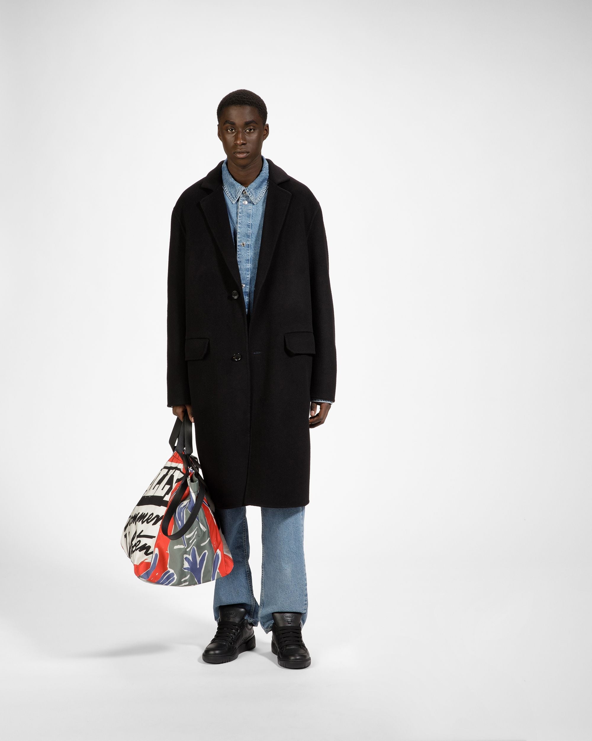 Bally Global - Kiro Leather Sneakers In Black - Negro