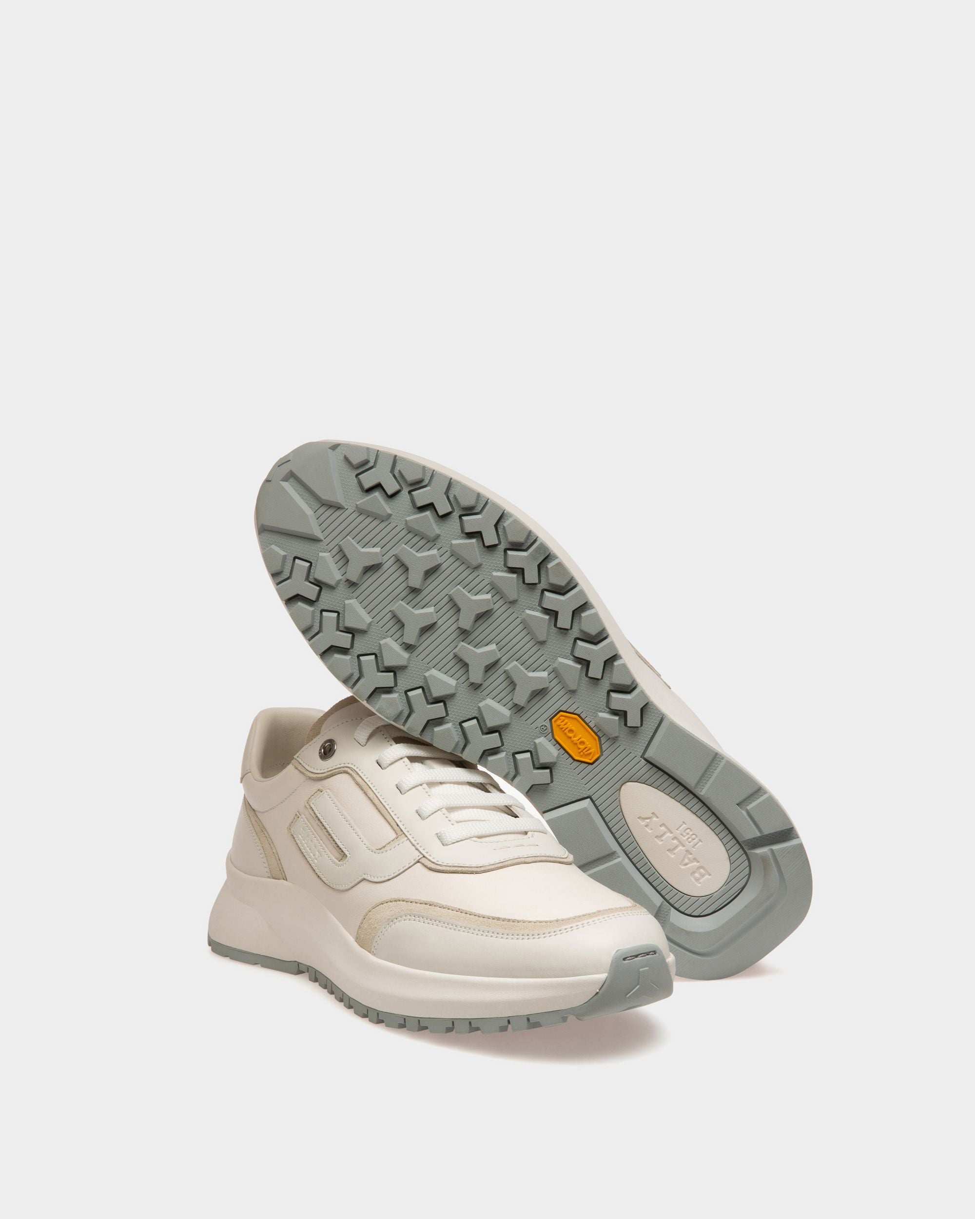 Bally Global - Demmy Sneakers En Cuir Blanc - Blanc