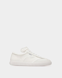 Sneakers Player En Cuir Blanc
