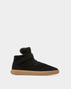 Zapatillas Player De Piel En Negro Y Ámbar