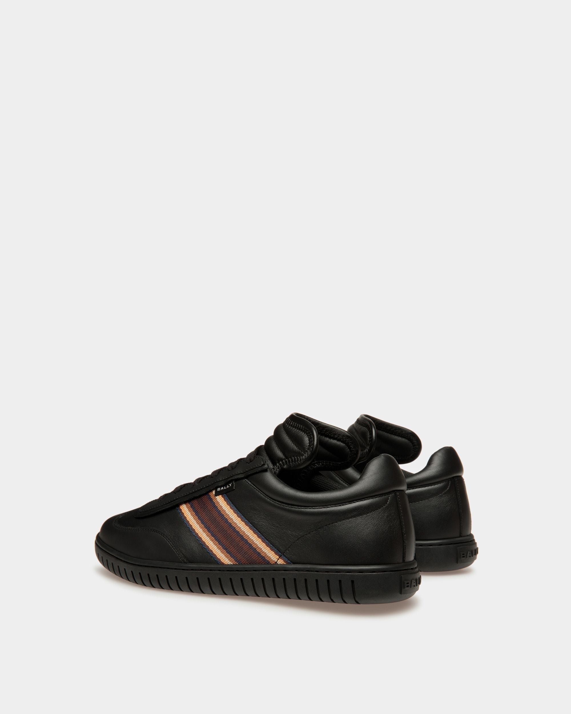 Bally Global - Zapatillas Player De Piel En Negro - Negro