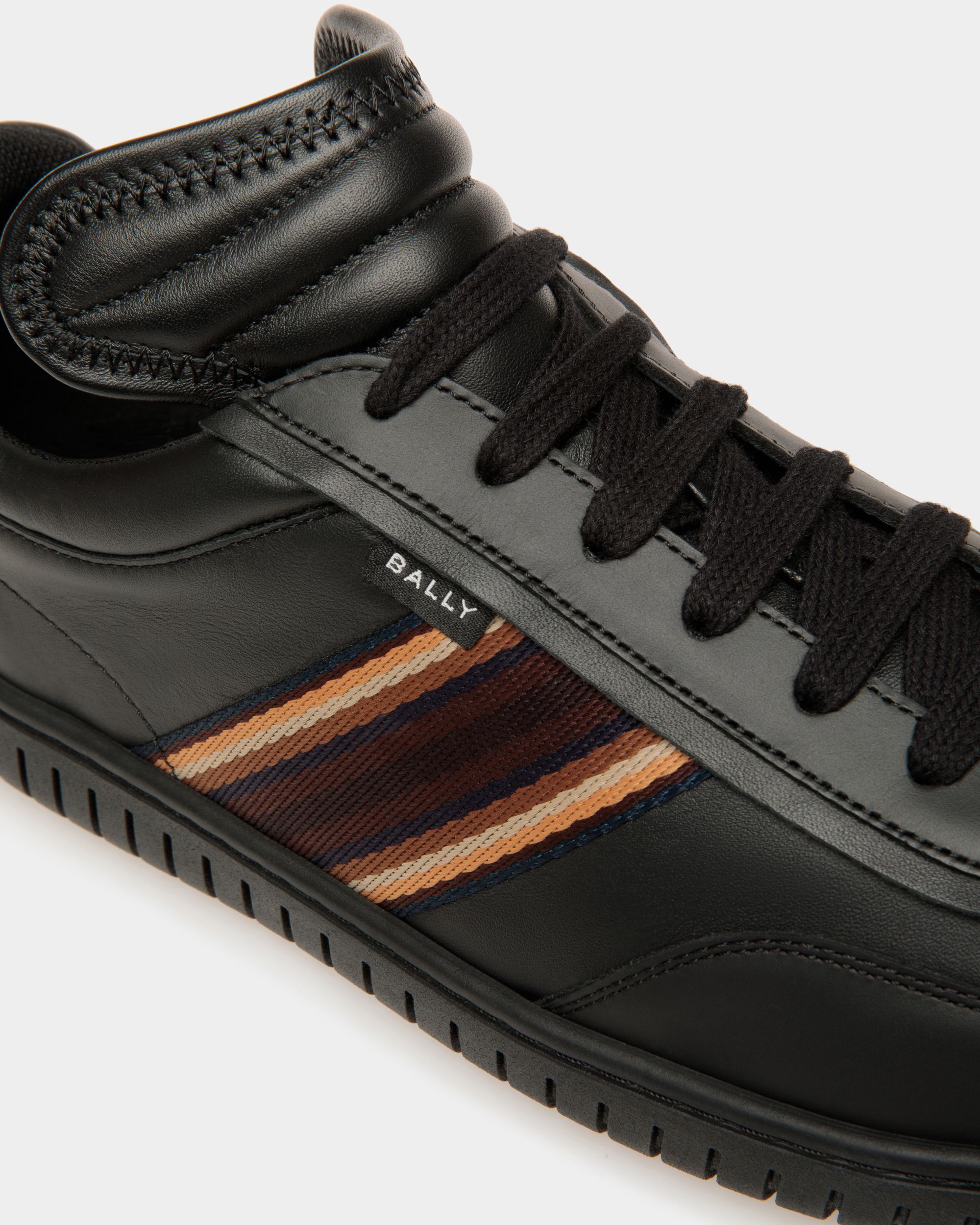 Bally Global - Zapatillas Player De Piel En Negro - Negro