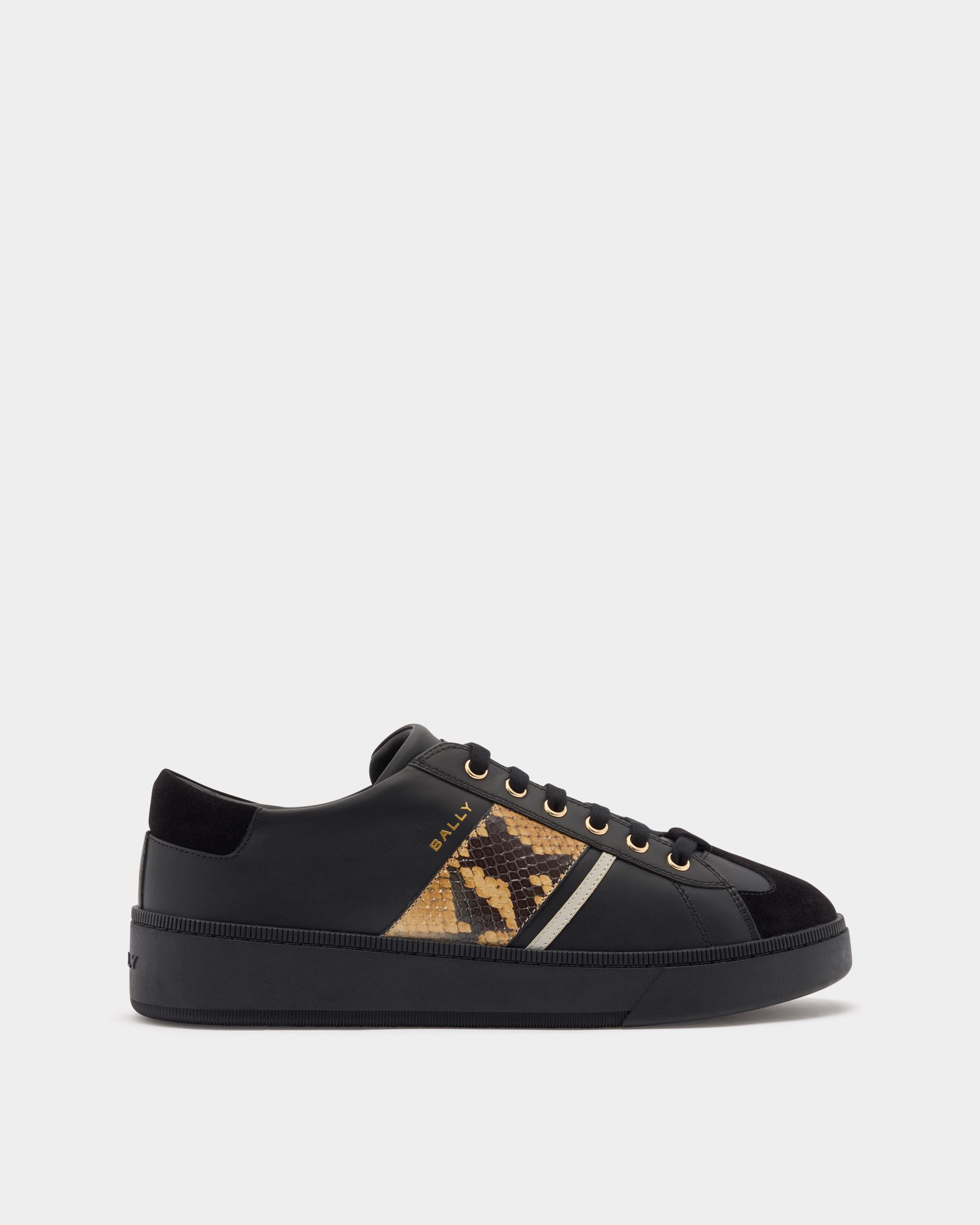 Bally Global - Sneaker In Black Leather - Black
