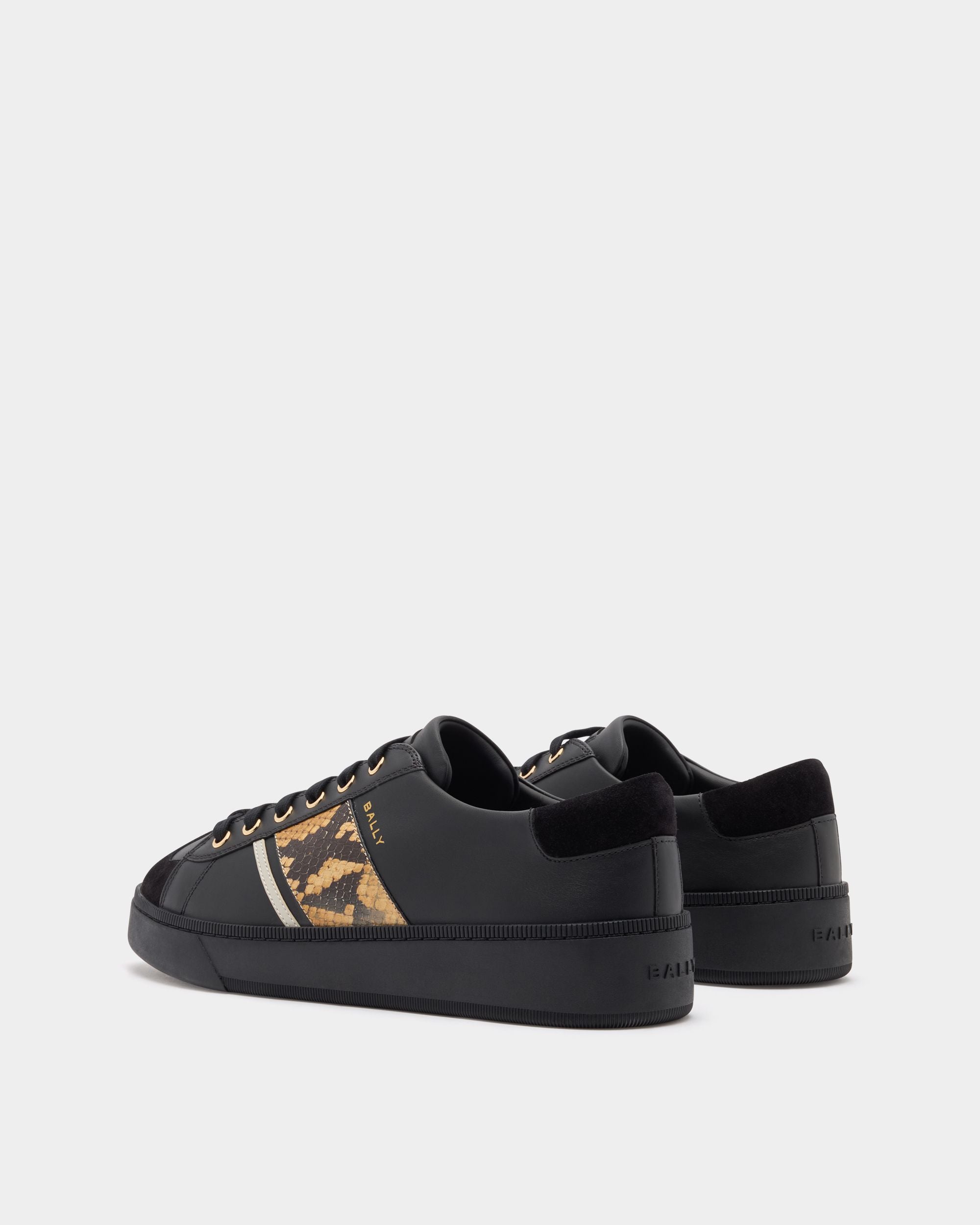 Bally Global - Sneaker In Black Leather - Black