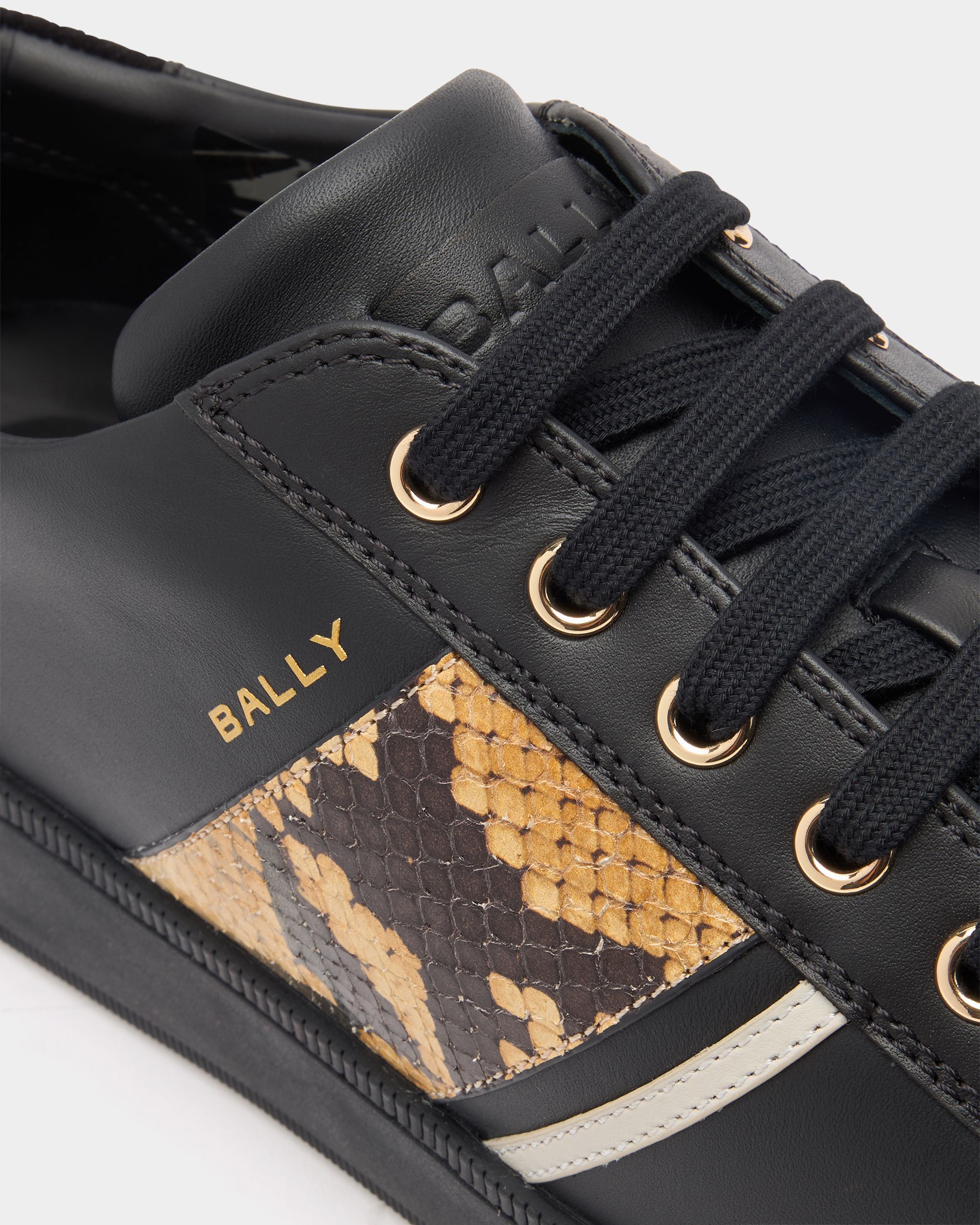 Bally Global - Sneaker In Black Leather - Black