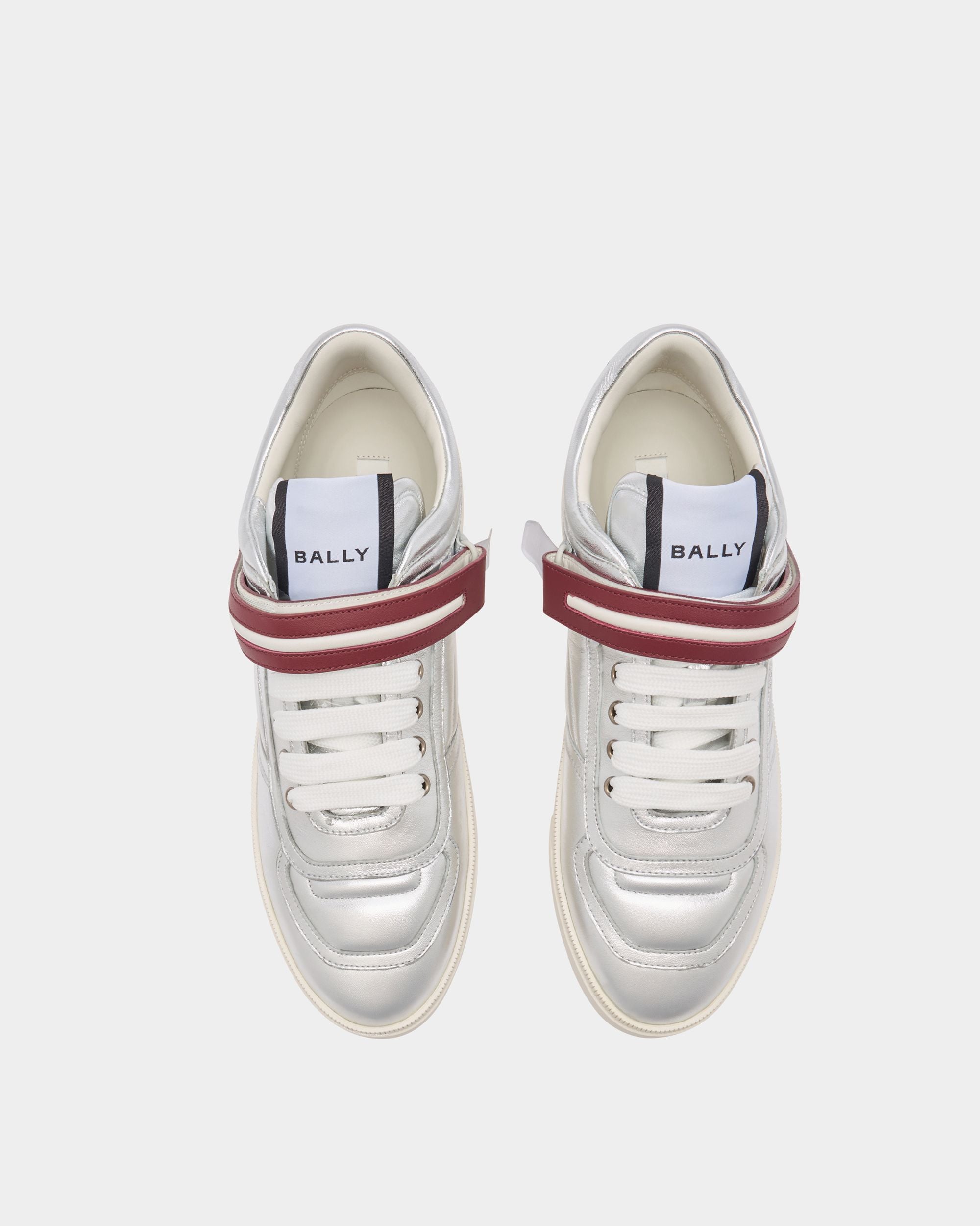 Bally Global - Sneaker In Silver Leather - Silver