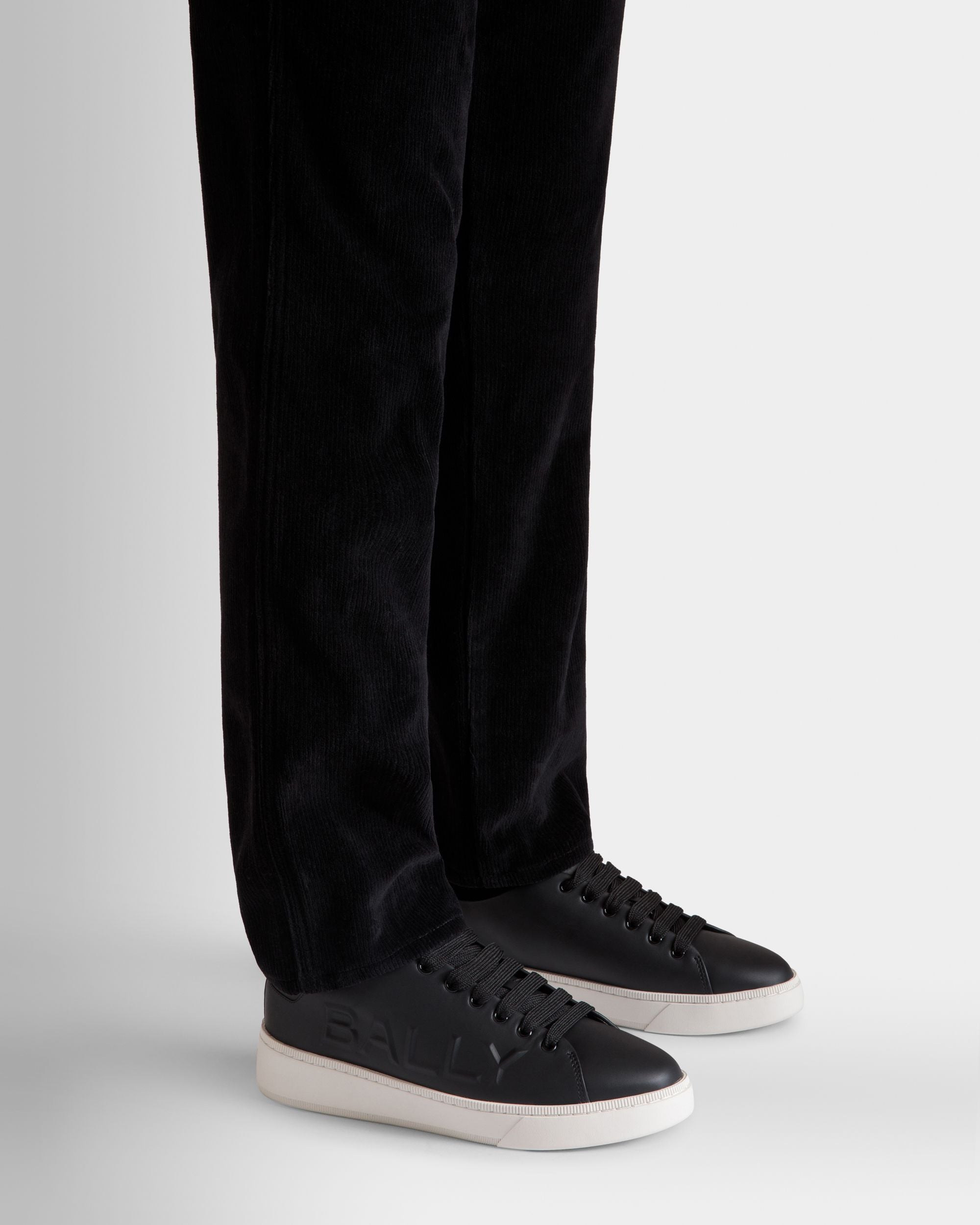 Bally Global - Zapatilla Raise De Piel Negra - Negro