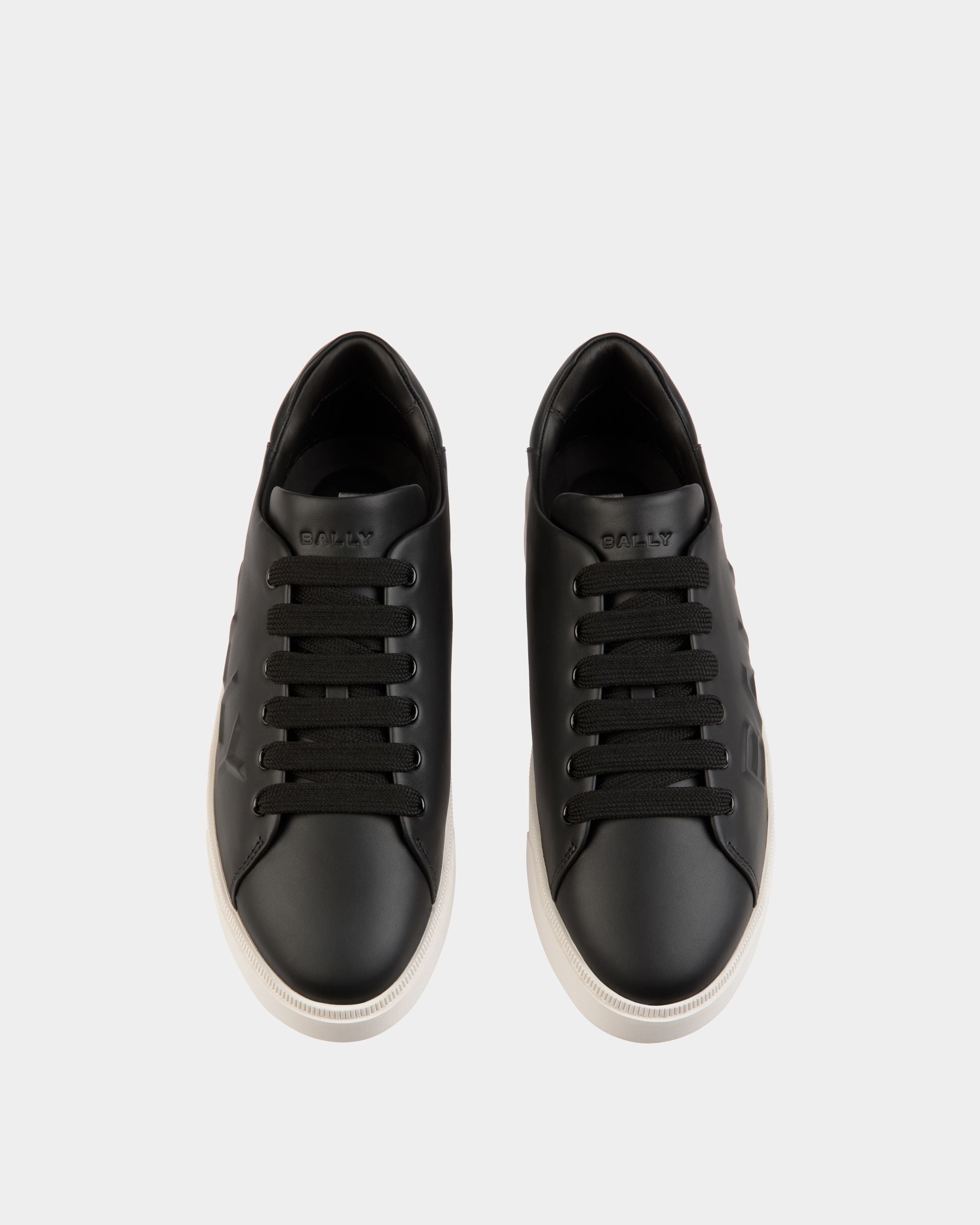 Bally Global - Zapatilla Raise De Piel Negra - Negro