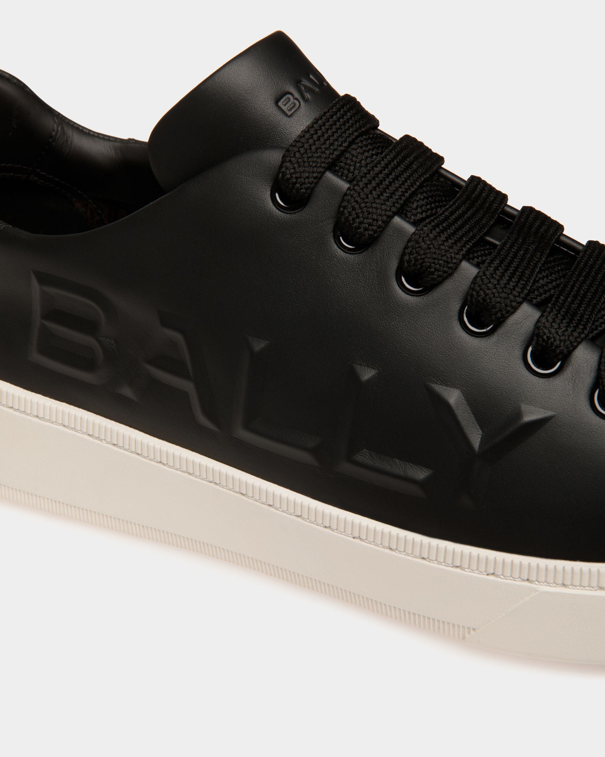 Bally Global - Zapatilla Raise De Piel Negra - Negro