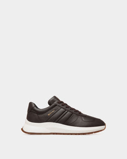 Outline Sneaker in Ebano Grained Leather