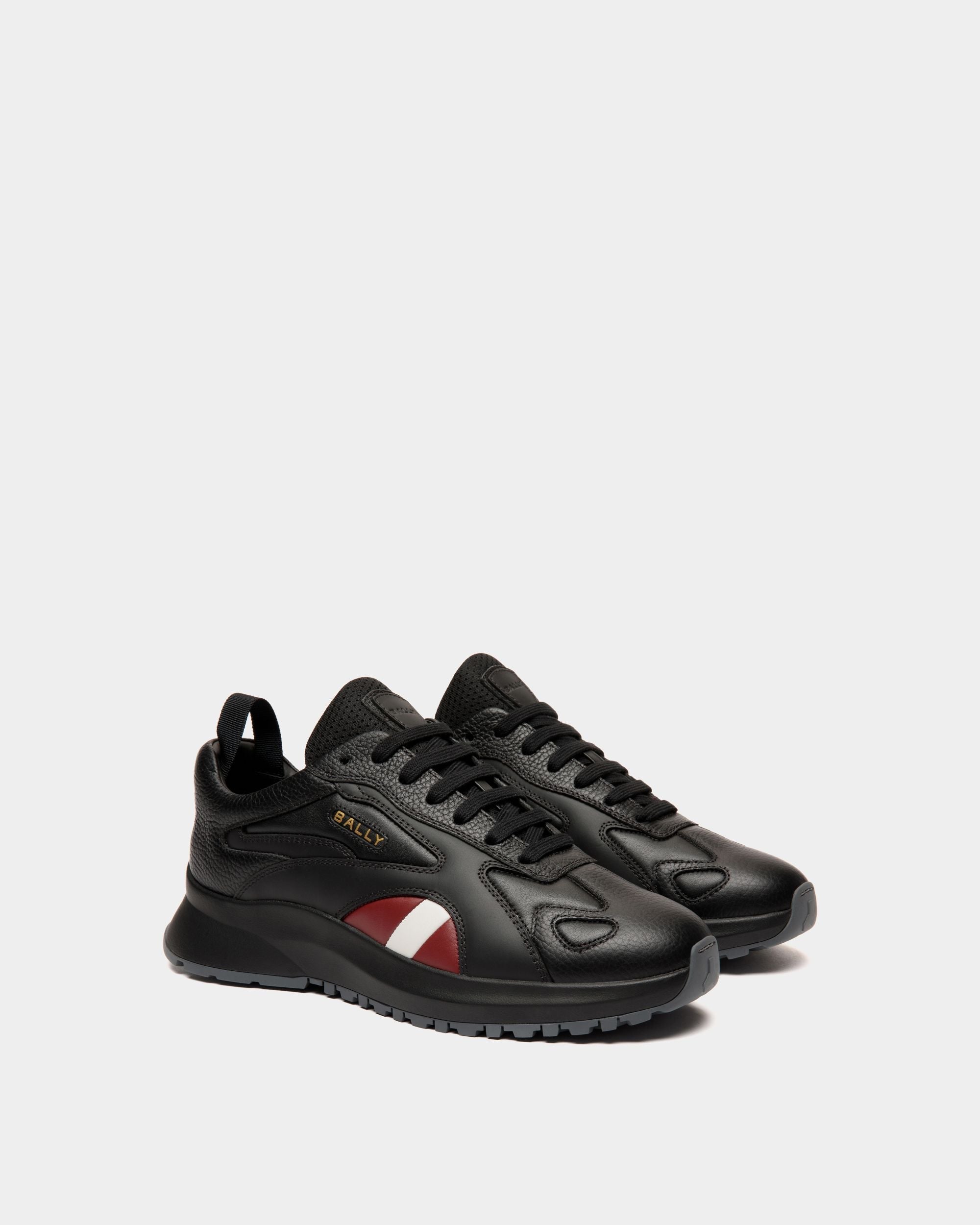 Bally Global - Sneaker In Black Leather - Black