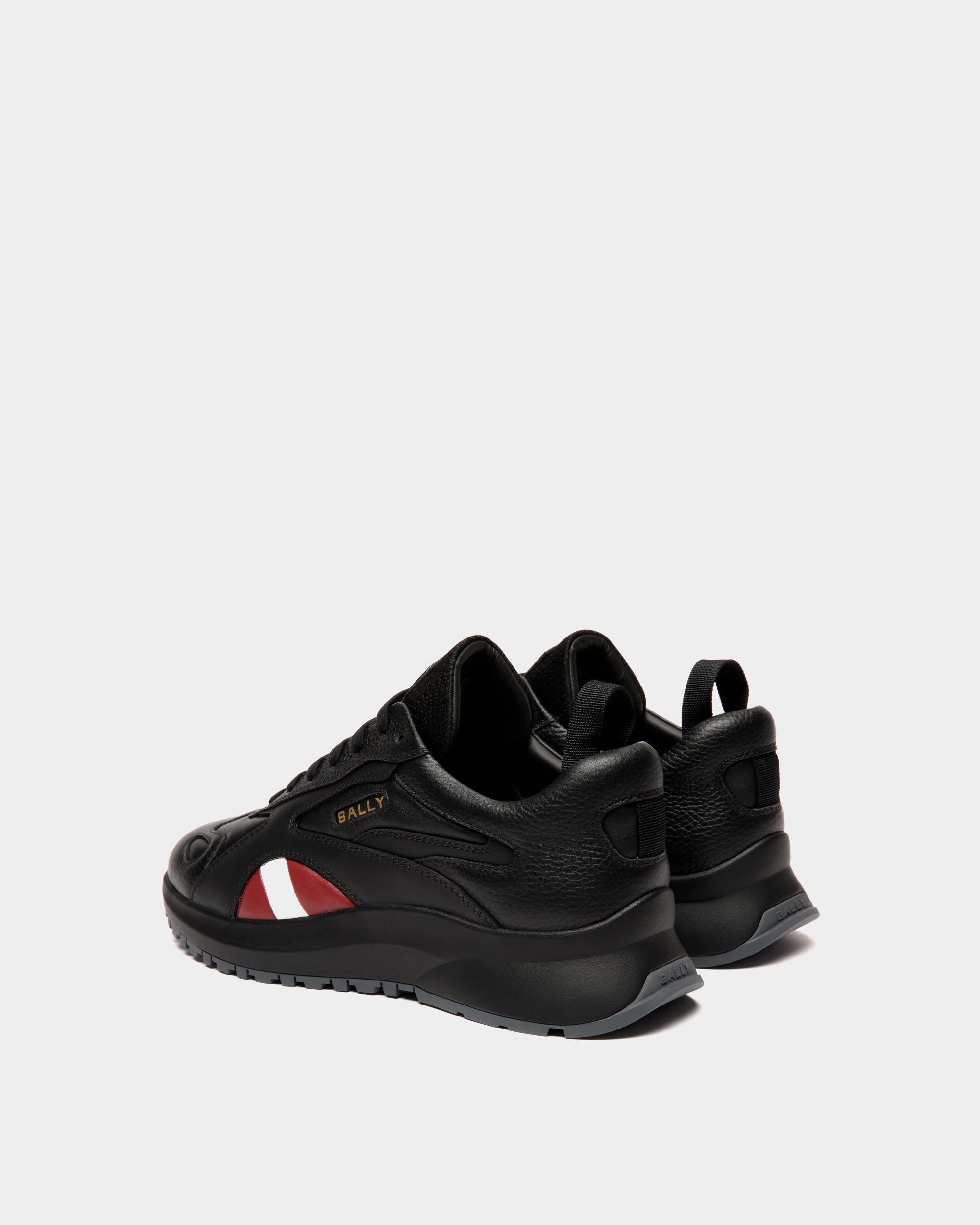 Bally Global - Sneaker In Black Leather - Black