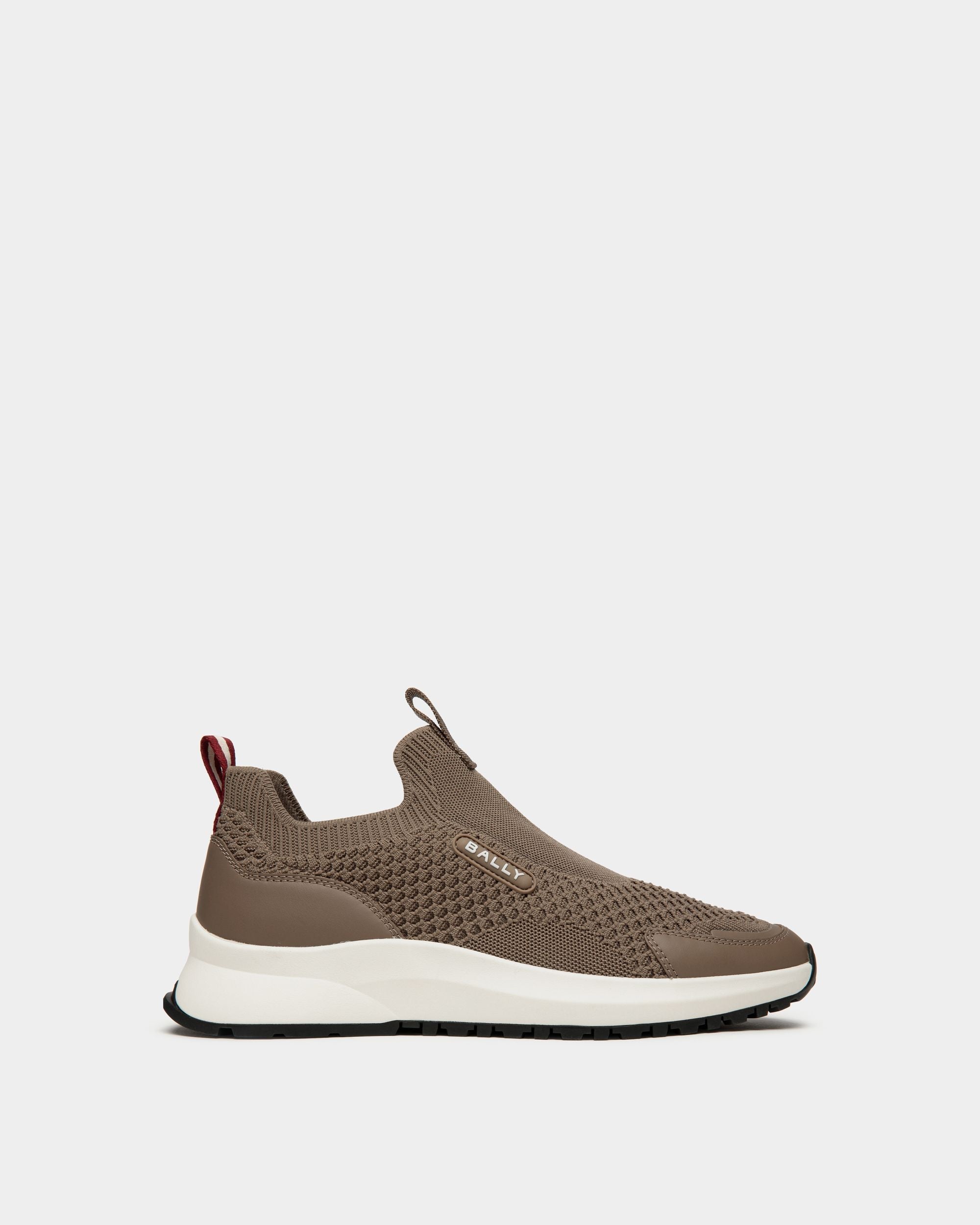 Bally Global - Outline Sneaker In Taupe Knit - Brown