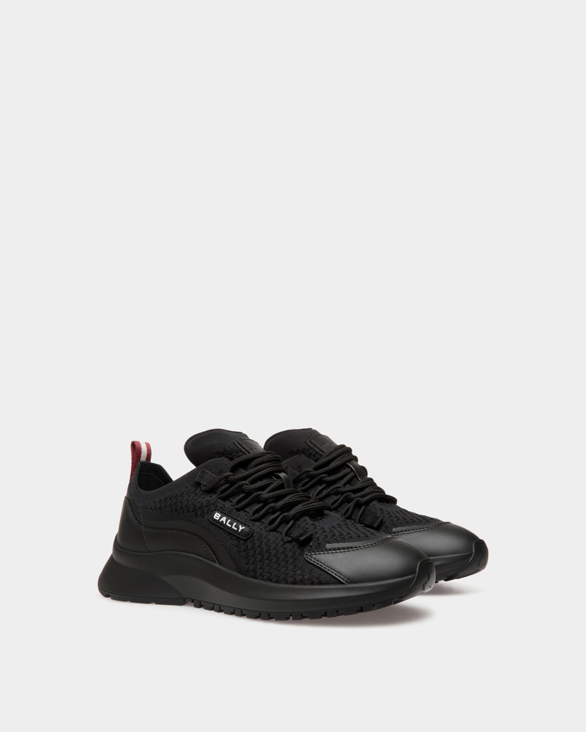Bally Global - Outline Sneaker in Black Knit - Black