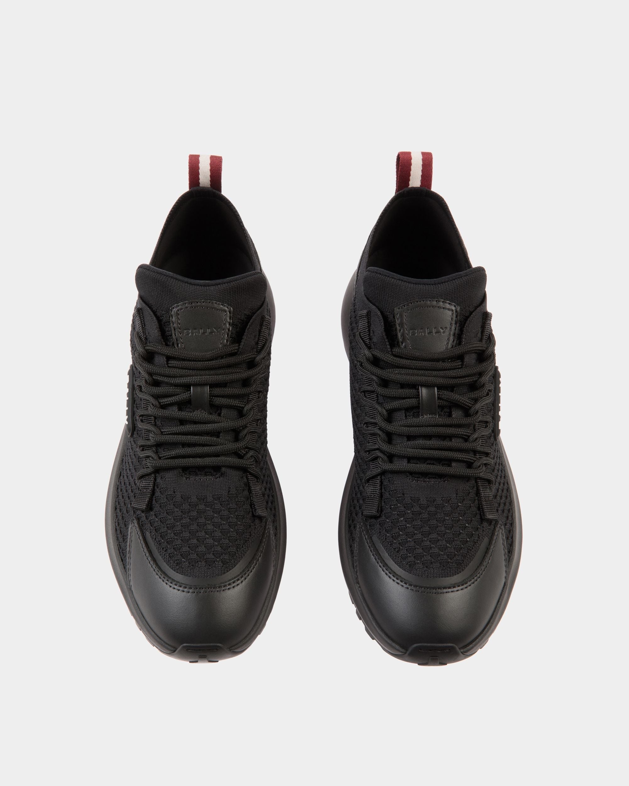 Bally Global - Outline Sneaker in Black Knit - Black