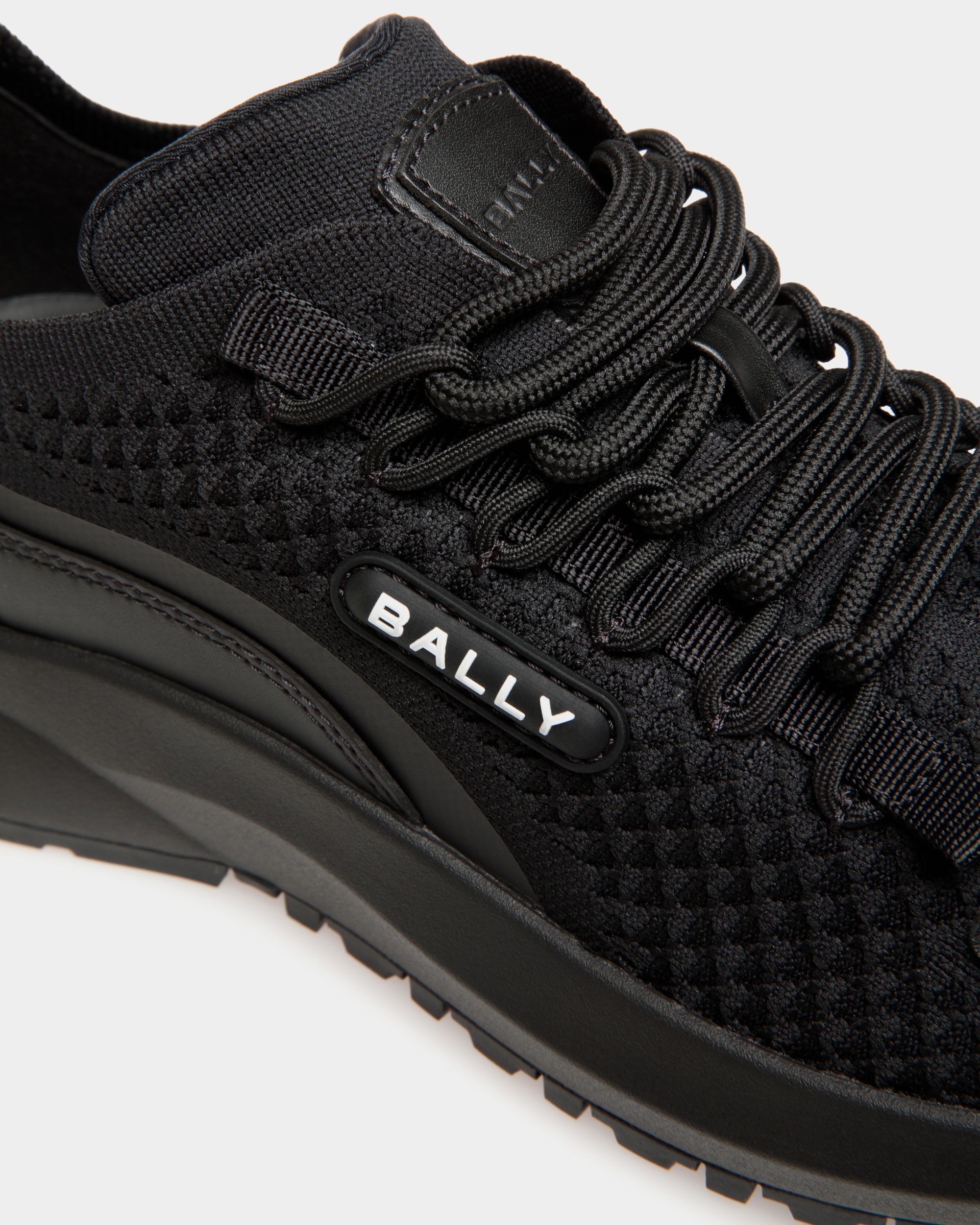 Bally Global - Outline Sneaker in Black Knit - Black