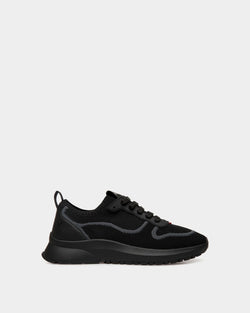 Outline Sneaker In Black Knit