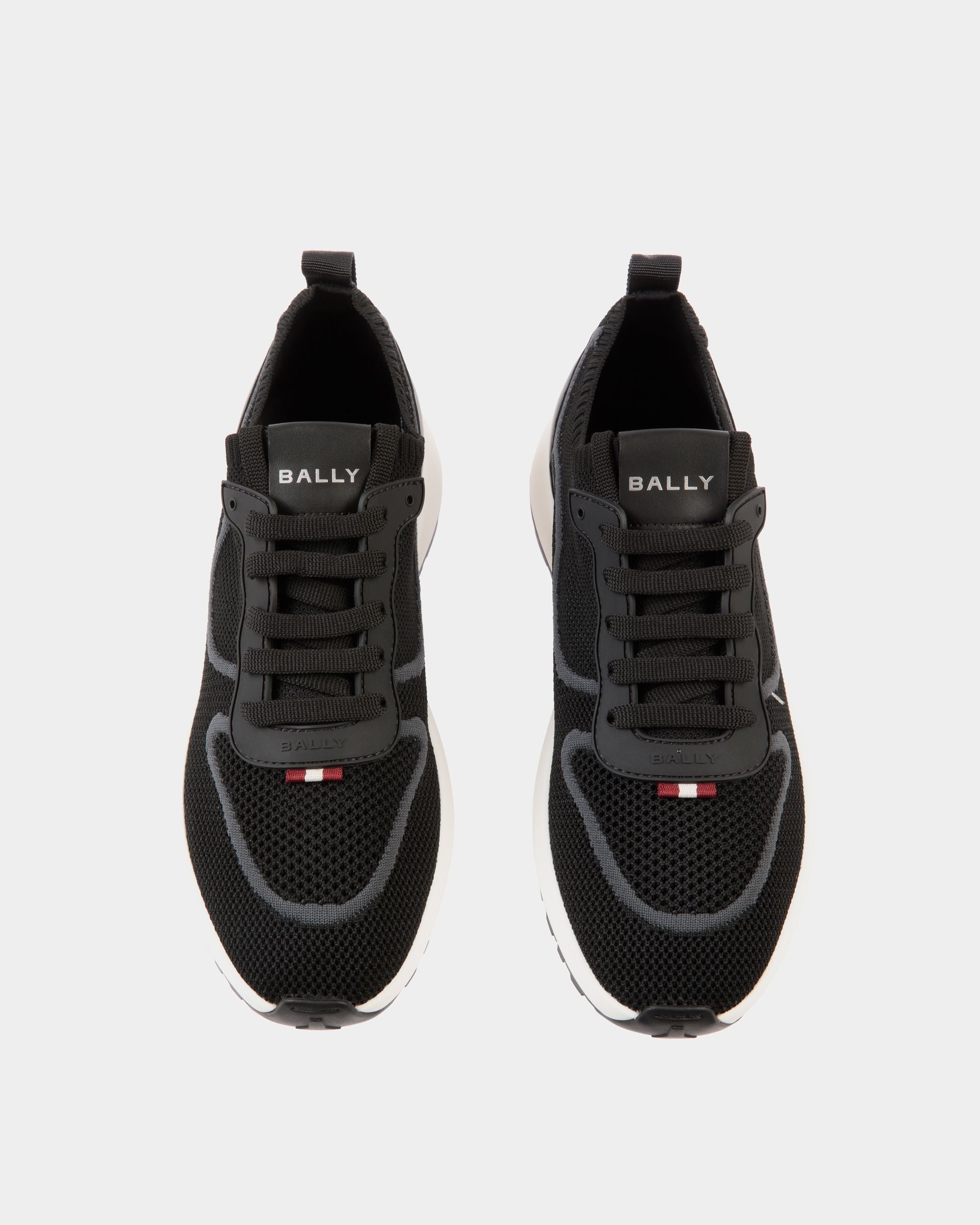 Bally Global - Outline Sneaker in Black Knit - Black