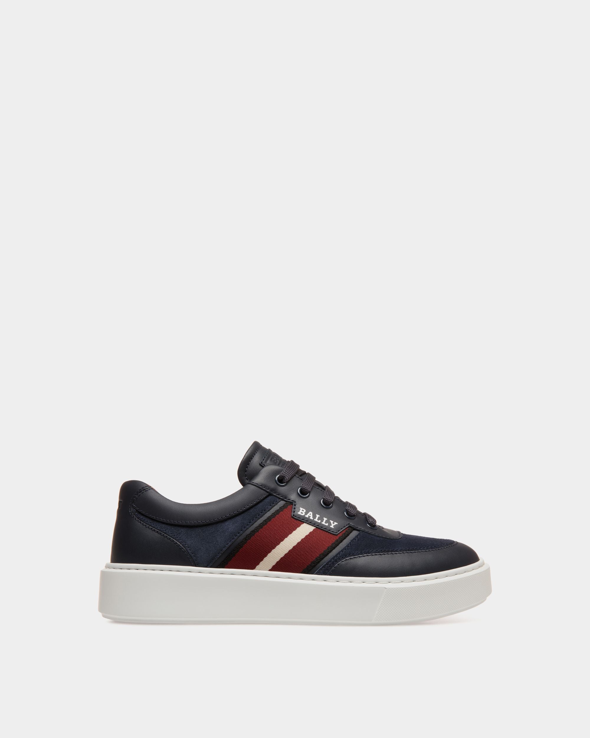 Bally Global - Sneaker In Blue Leather - Blue