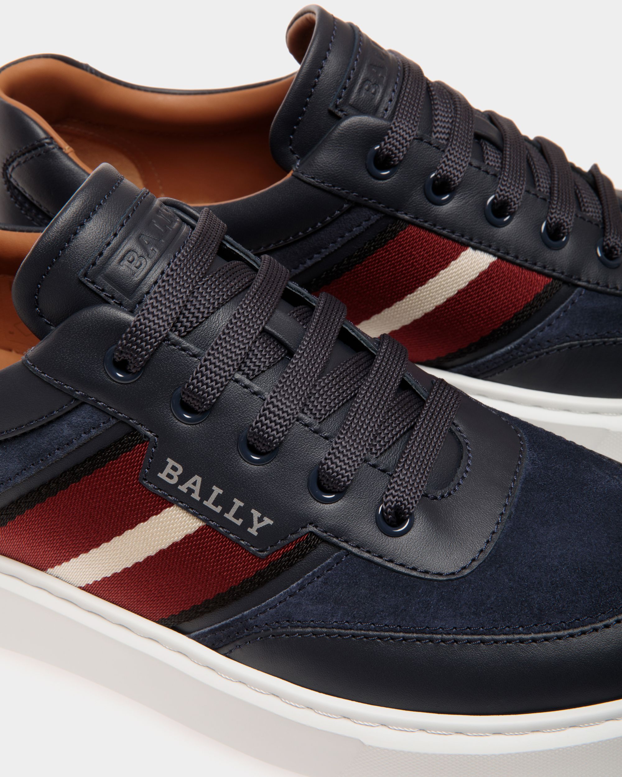 Bally Global - Sneaker In Blue Leather - Blue
