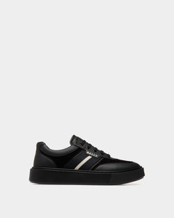 Sneaker En Cuir Noir